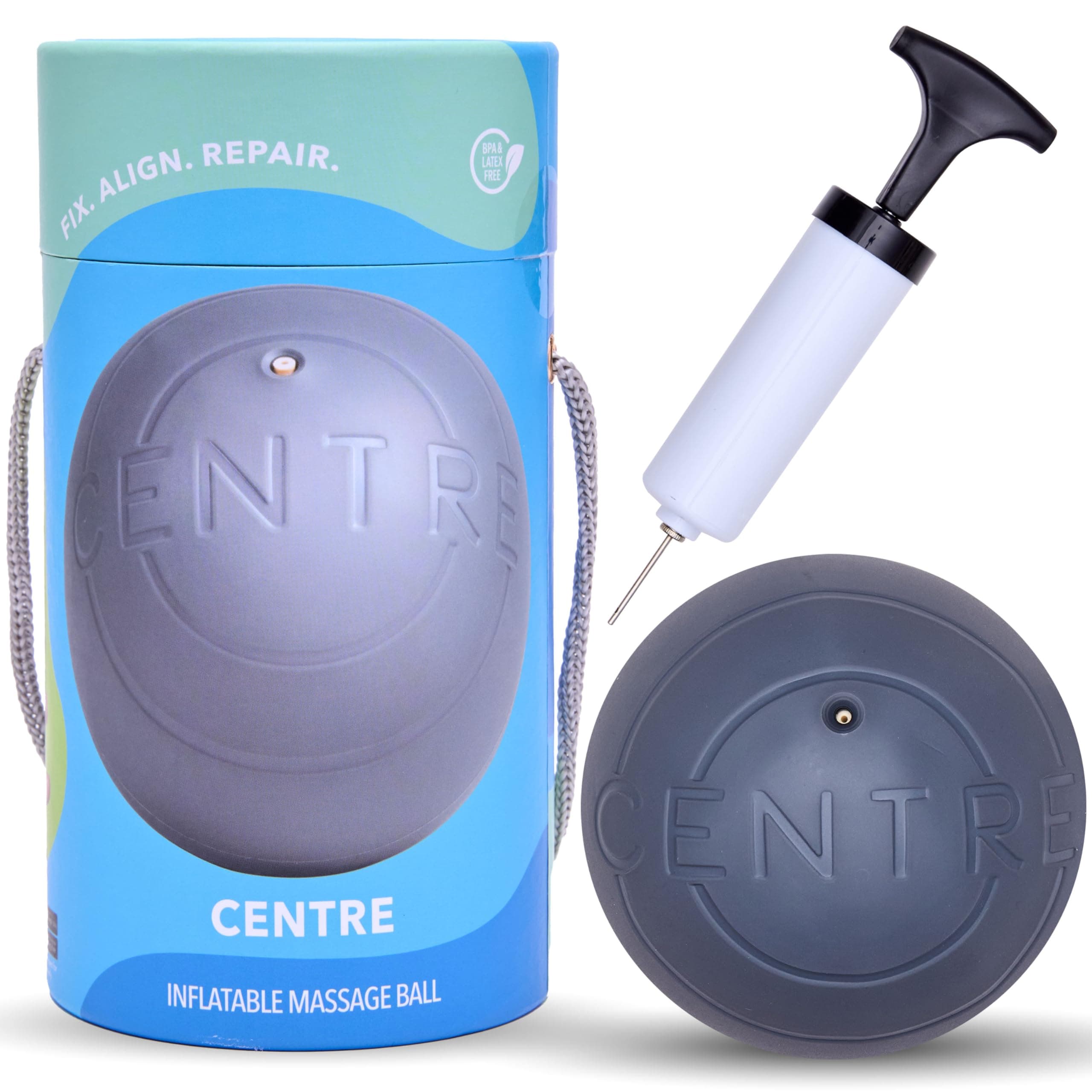 Centre I Soft Belly Roller Massage Ball for Abdominal, Neck, Rotator Cuff and Stomach Self Myofascial Release, Abdominal Massage, Mobility, Recovery