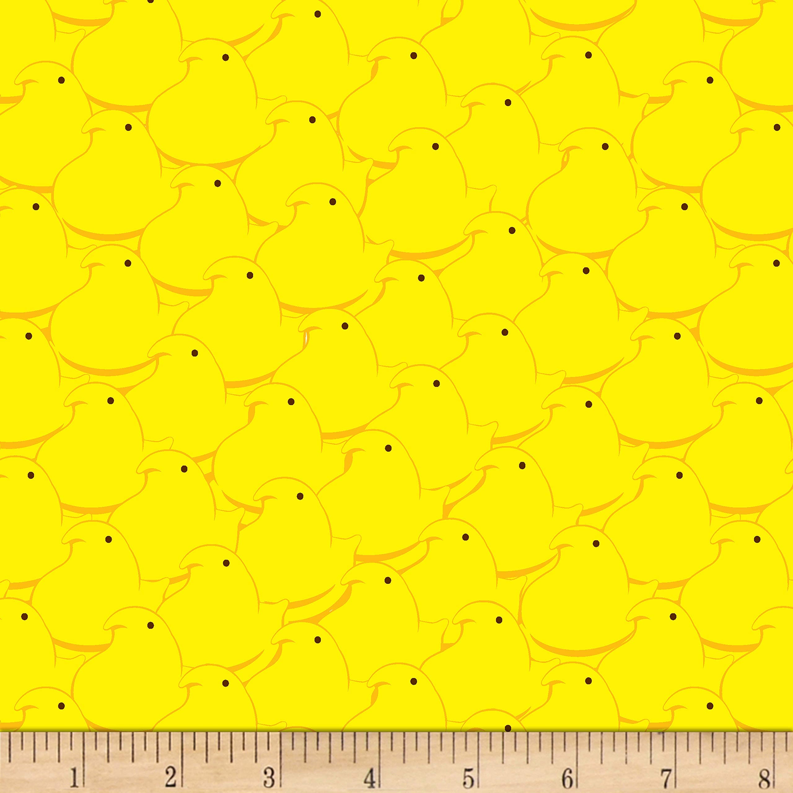 Peeps Chicks Yellow Fabric Fabric by the Yard