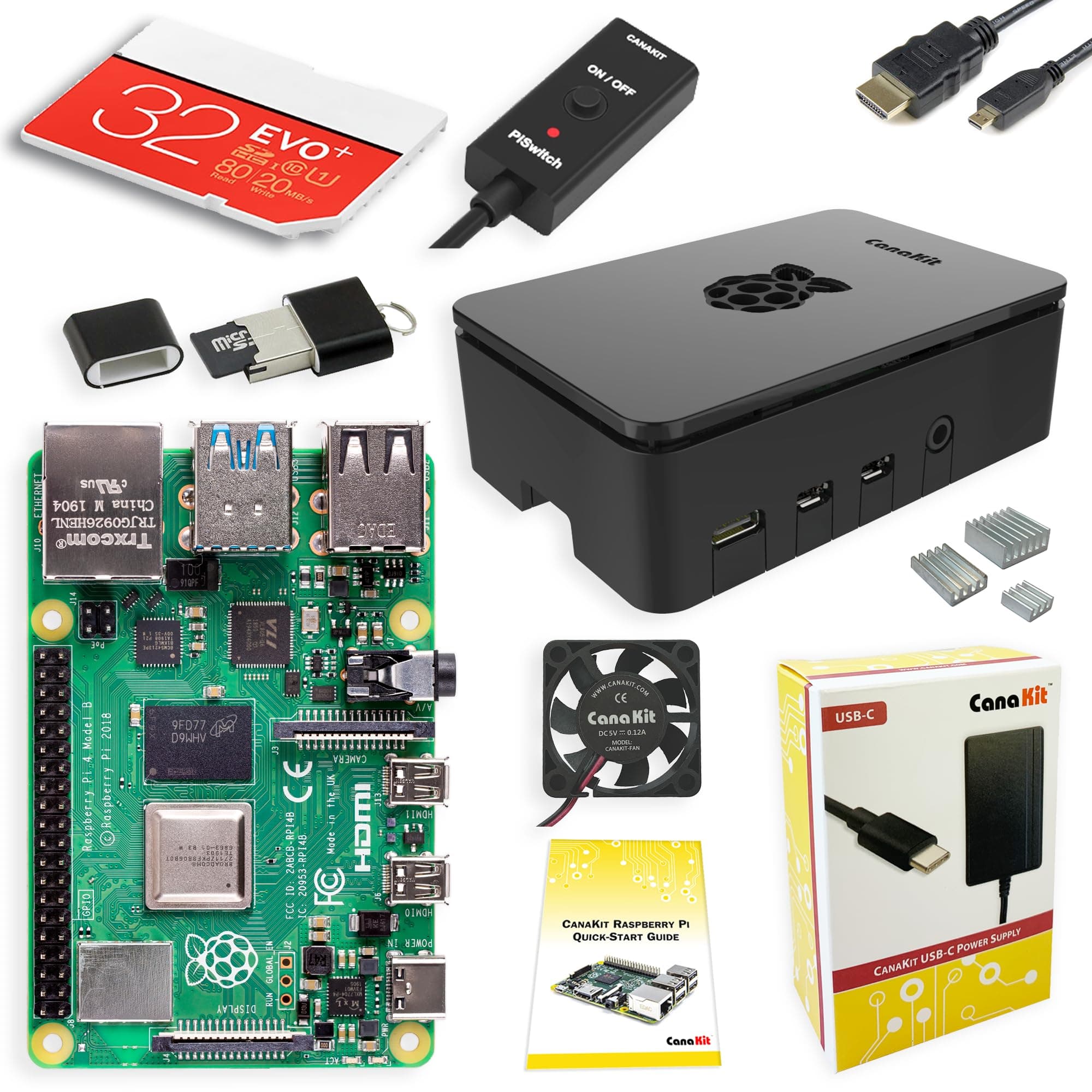 Raspberry Pi 4 4GB Starter PRO Kit - 4GB RAM