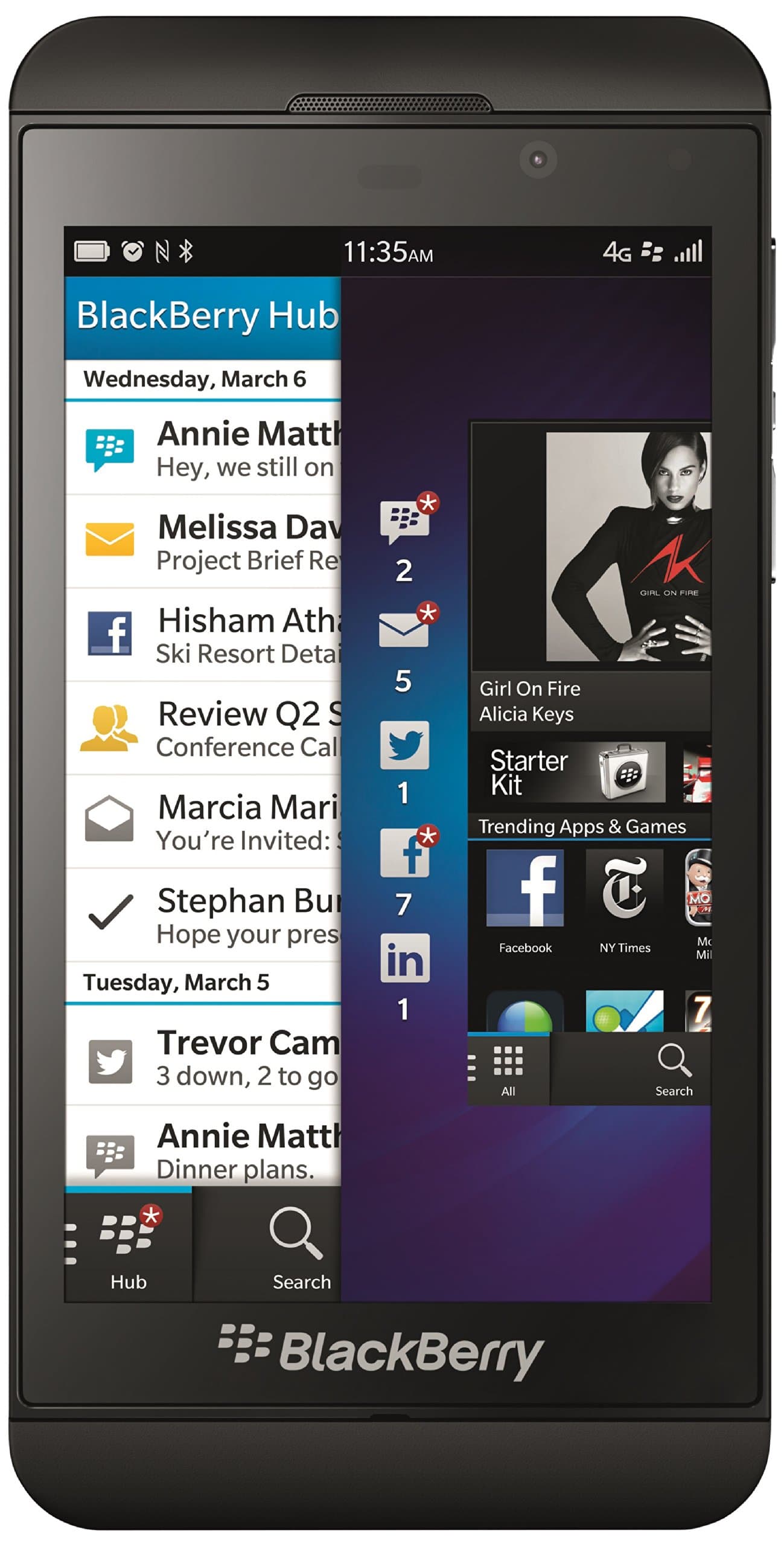Z10 UK Sim Free Smartphone - Black
