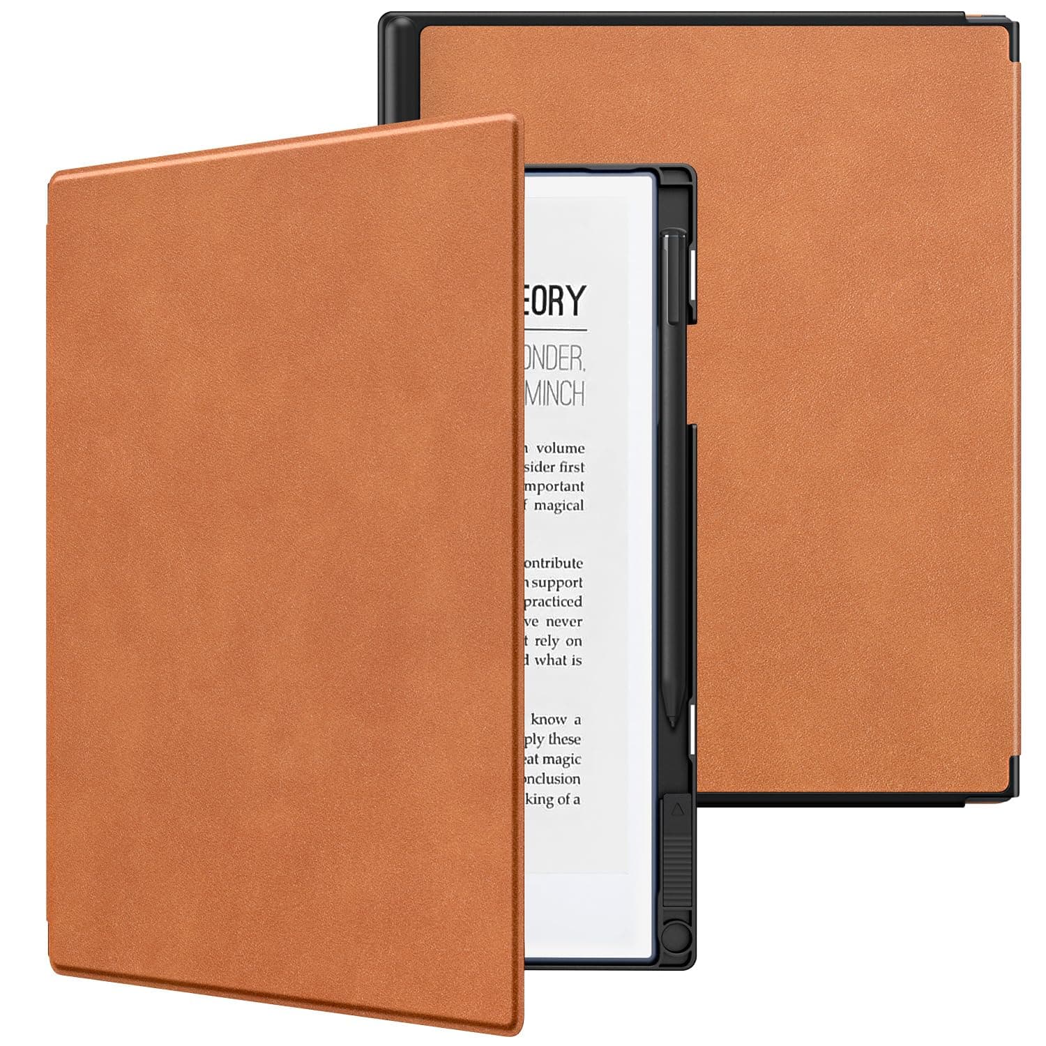 TiMOVO Case Compatible for Remarkable 2 Tablet, Slim Lightweight Stand Hard Back Shell Protective Cover with Pen Holder Compatible with Remarkable 2 Paper Tablet 10.3" 2020 Released, Vintage Brown