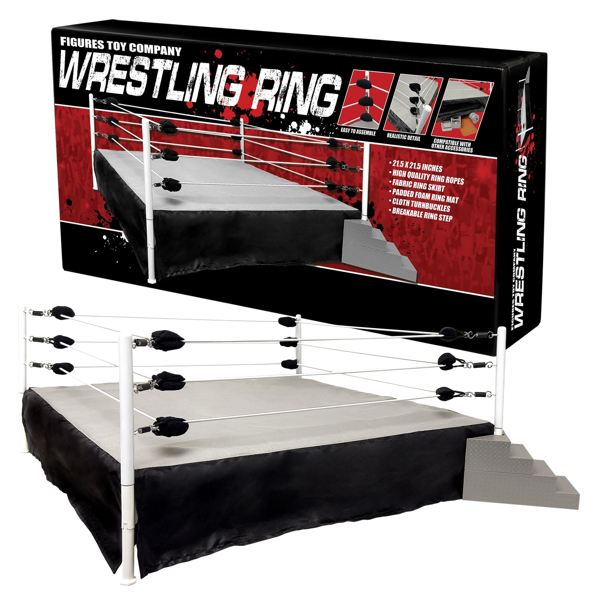 Wrestling Ring for Wrestling Action Figures
