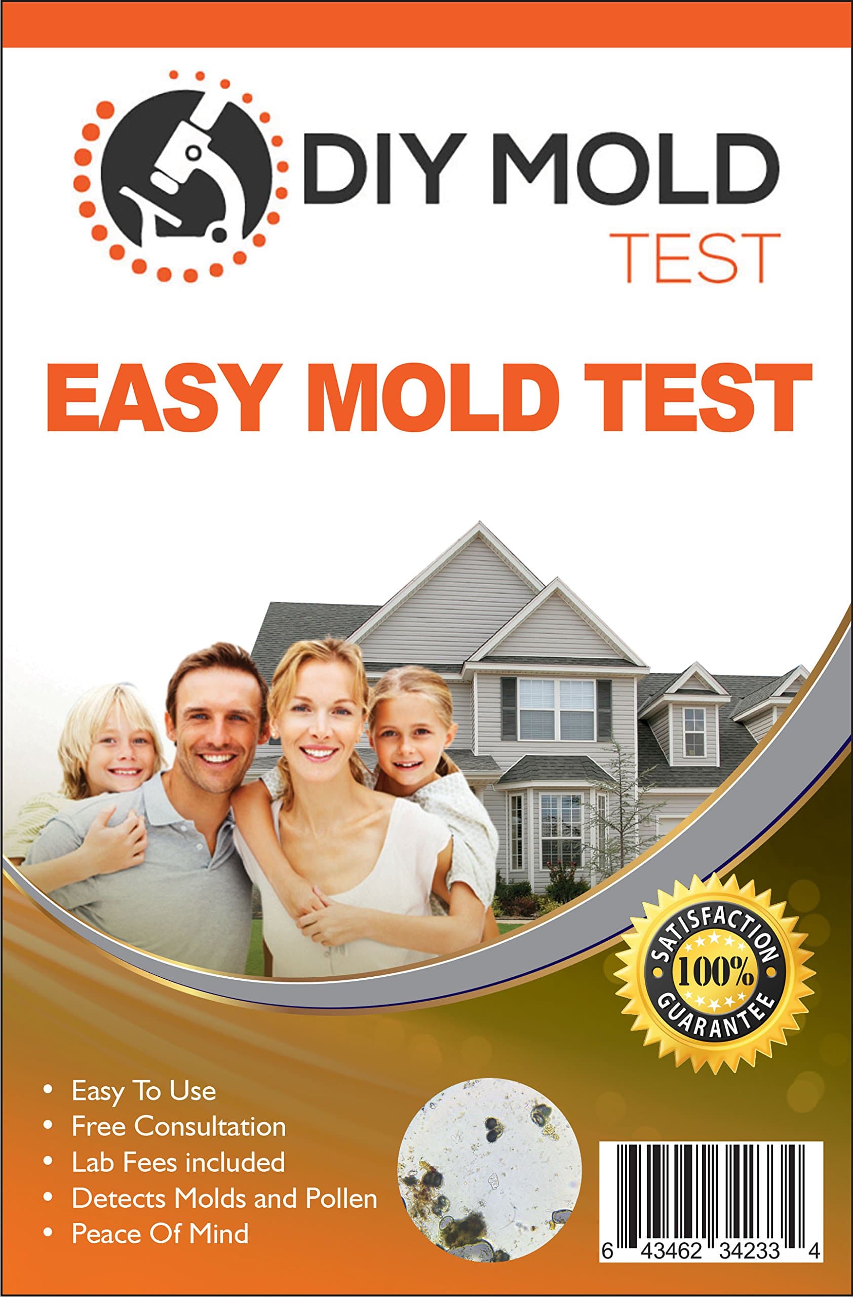 Mold Test Kit (3 Tests), Lab Analysis & Expert Consultation Included