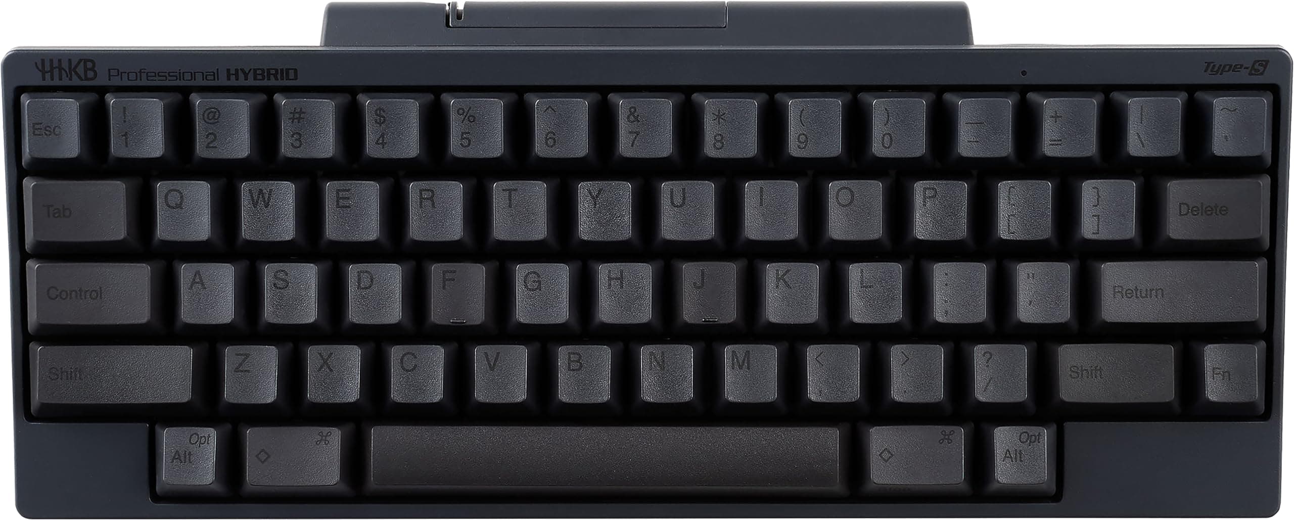 HHKB - Happy Hacking Keyboard Professional HYBRID Type-S (Wireless, Bluetooth, Wired, USB, Silent, Charcoal, Printed)