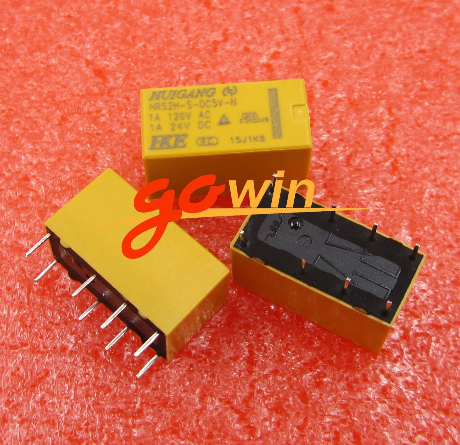 Generic 5pcs New DC 5V PCB 8pin Power Relay HRS2H-S-DC5V