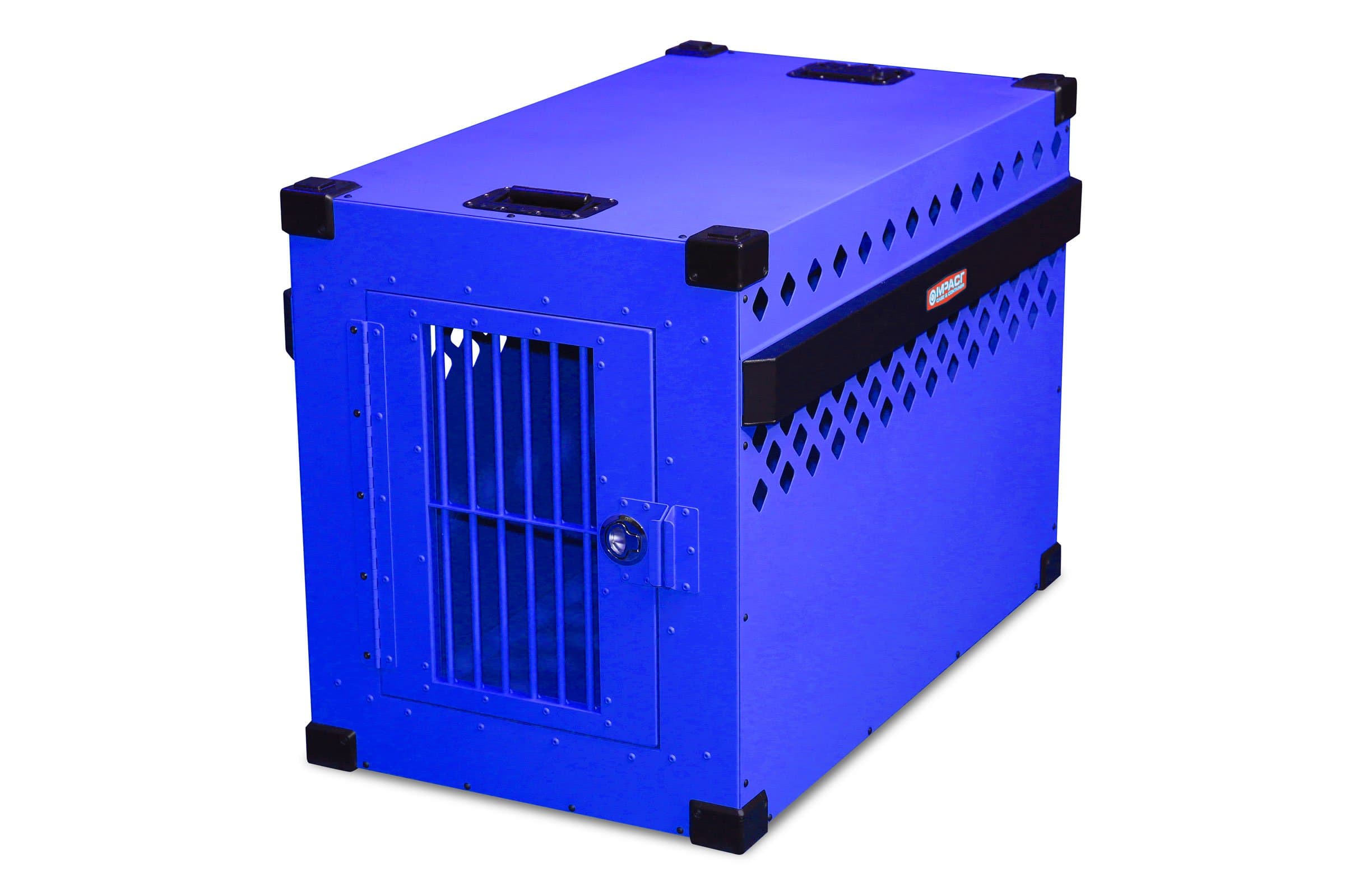 Impact Case Stationary Dog Crate - Medium (300) (Blue)