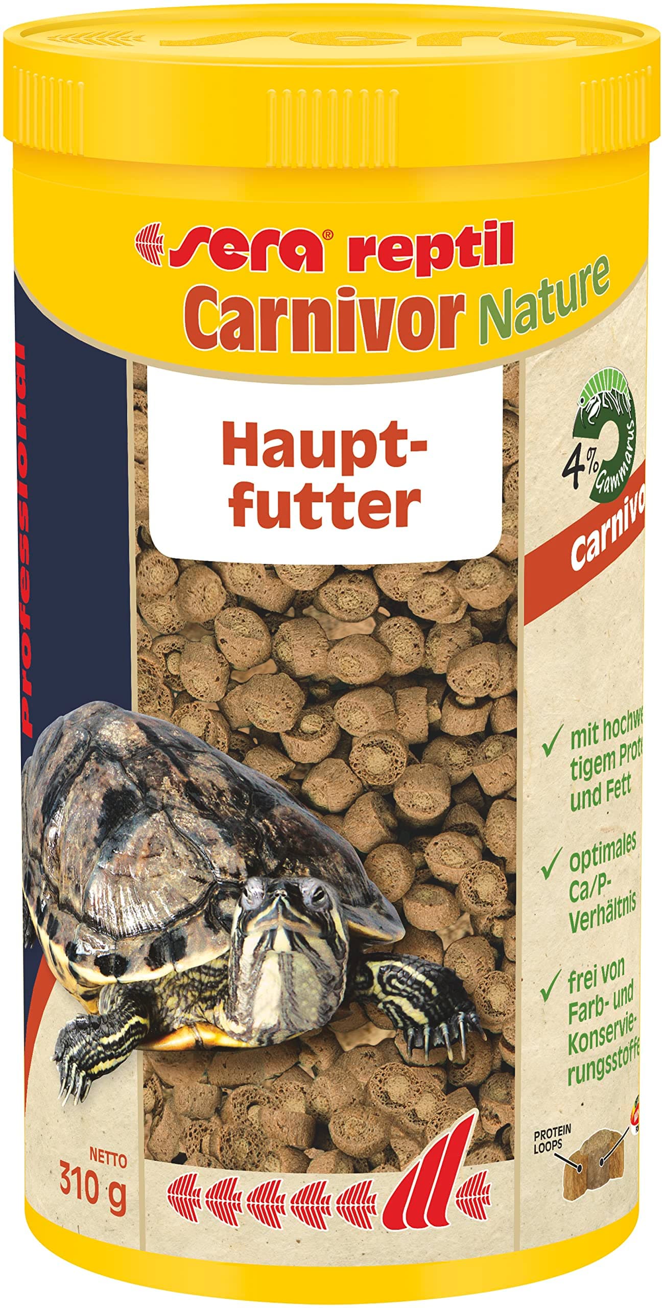 Sera Reptil Professional Carnivor, 310 g