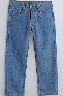 Boys Mid Rise Slim Jeans Streatch