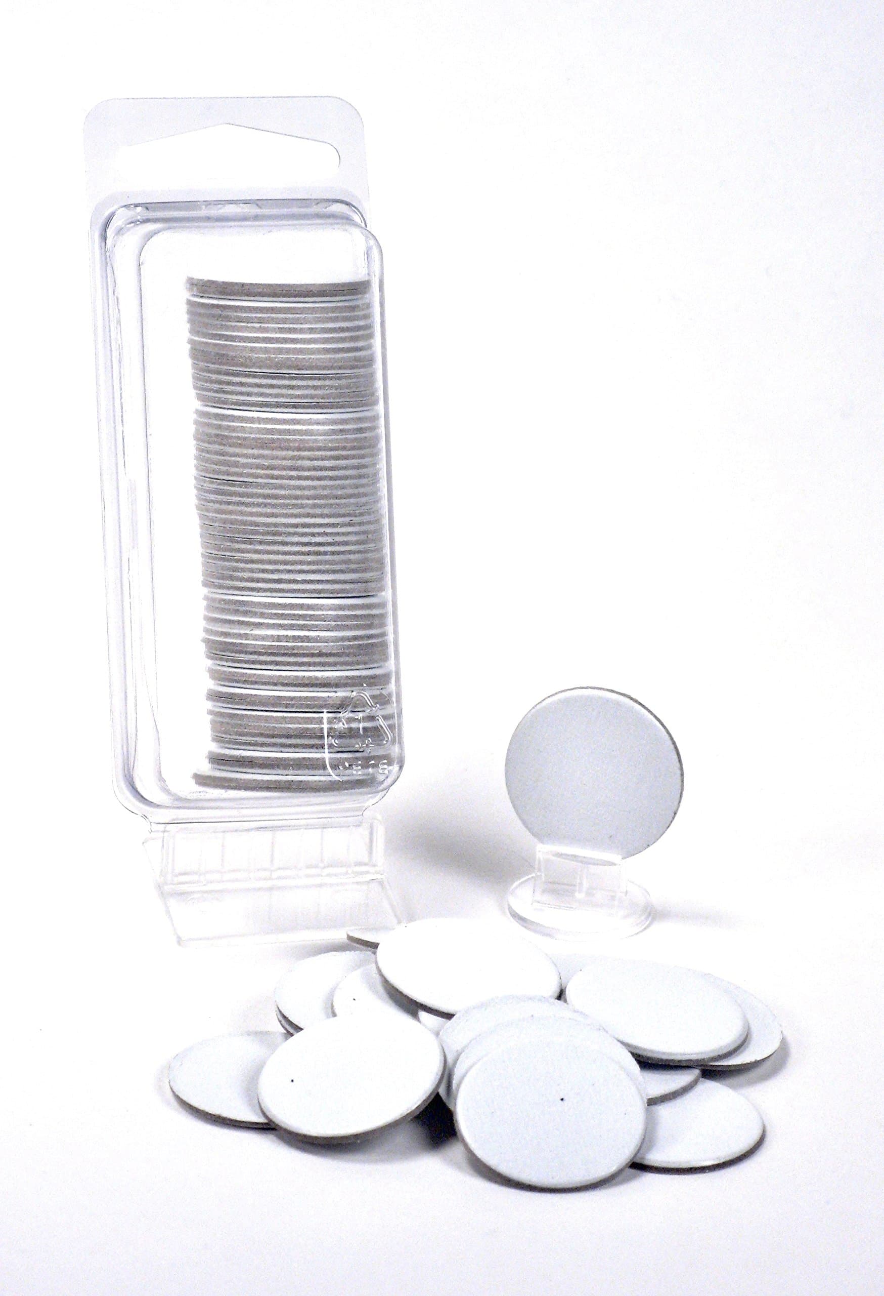 Value Pack of 50 - Blank 1" Circle Board Game Chits Round Tiles Counters Markers DIY D&D