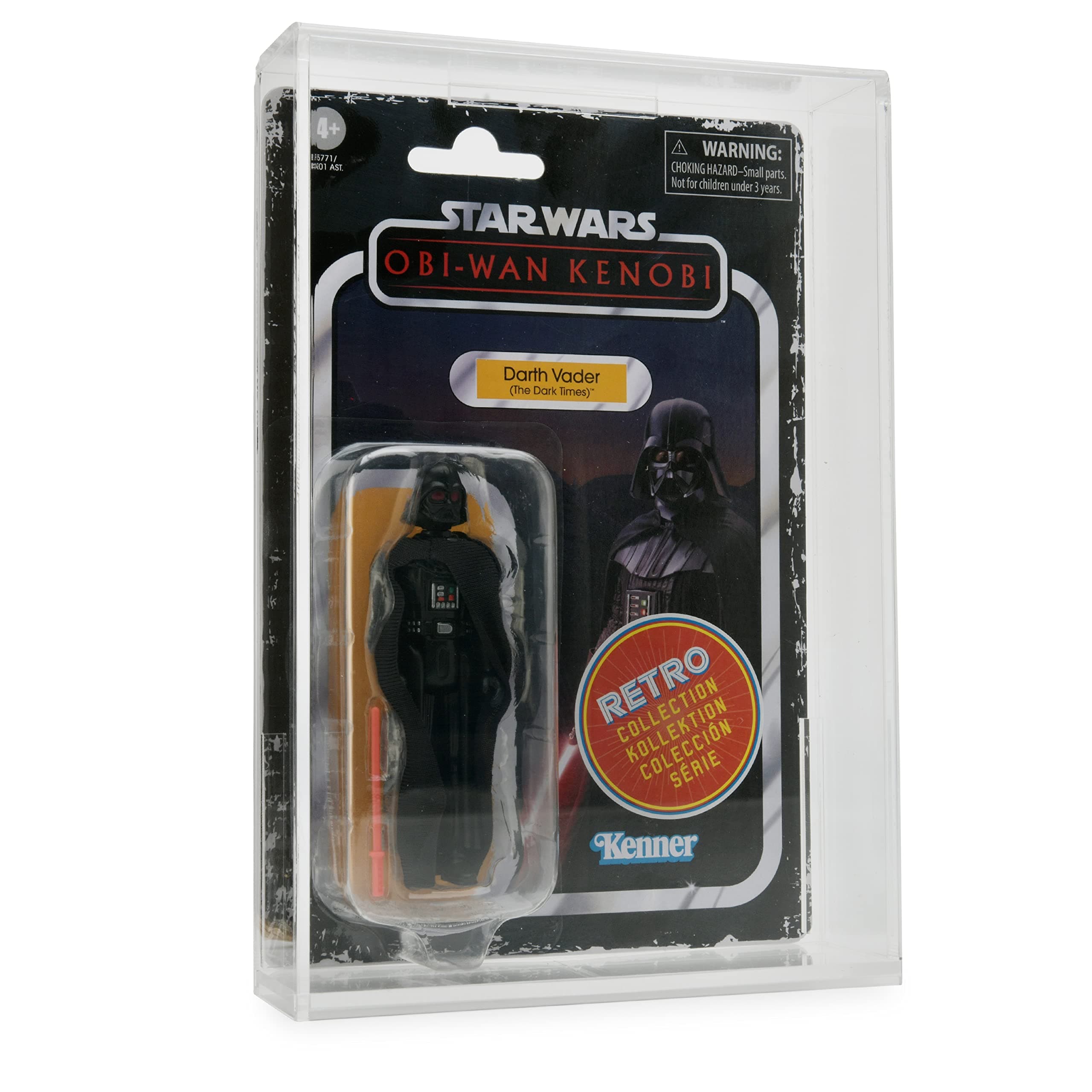 Star Wars 3.75" Action Figure Display Protective Case Hard Acrylic Plexiglass