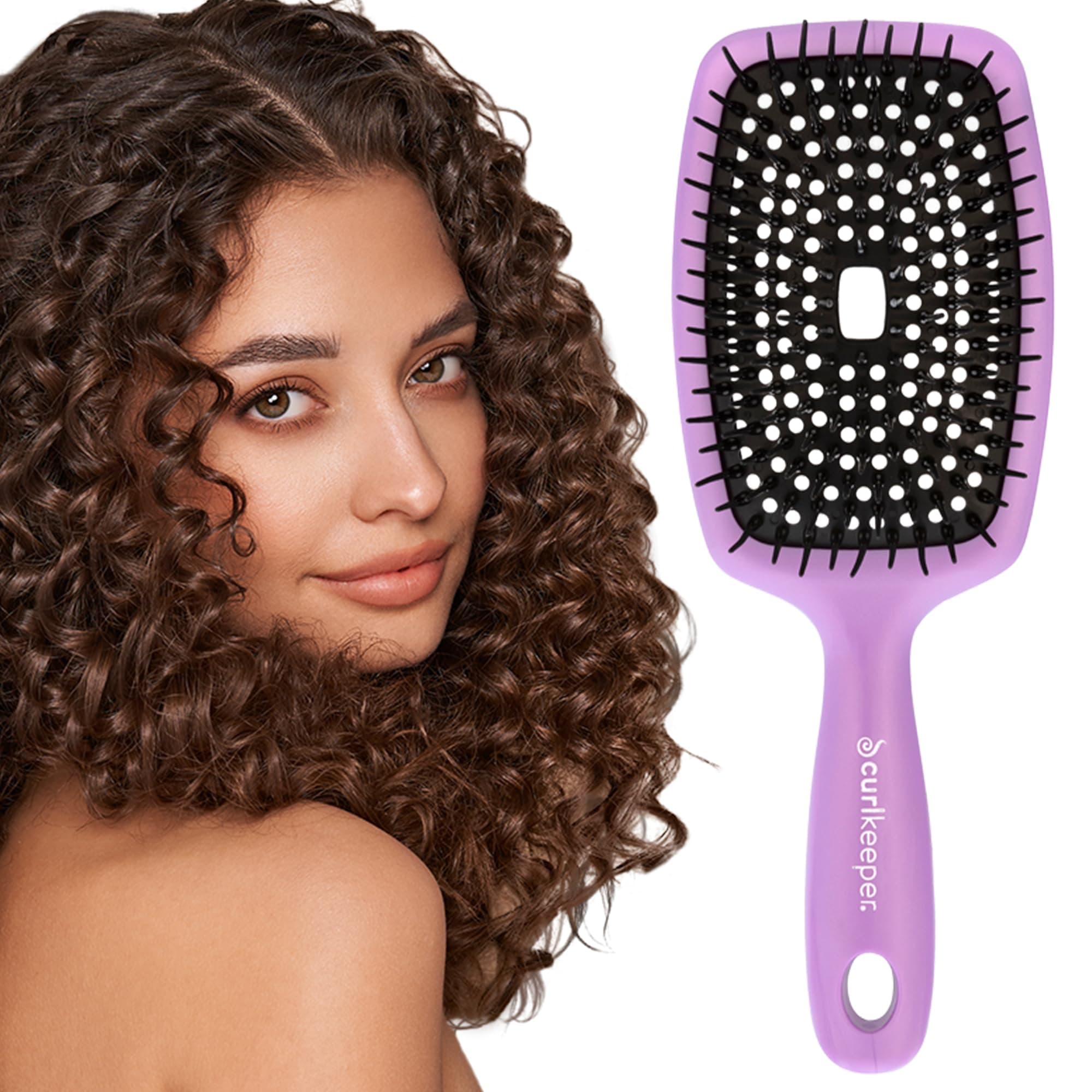 CURLY HAIR SOLUTIONS - FLEXY BRUSH (Purple)