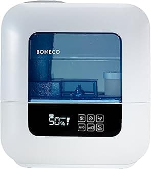 Boneco U700 Ultrasonic Humidifier with Built in Hygrostat, 9 Litre, 45 W, White [Energy Class A], incolour