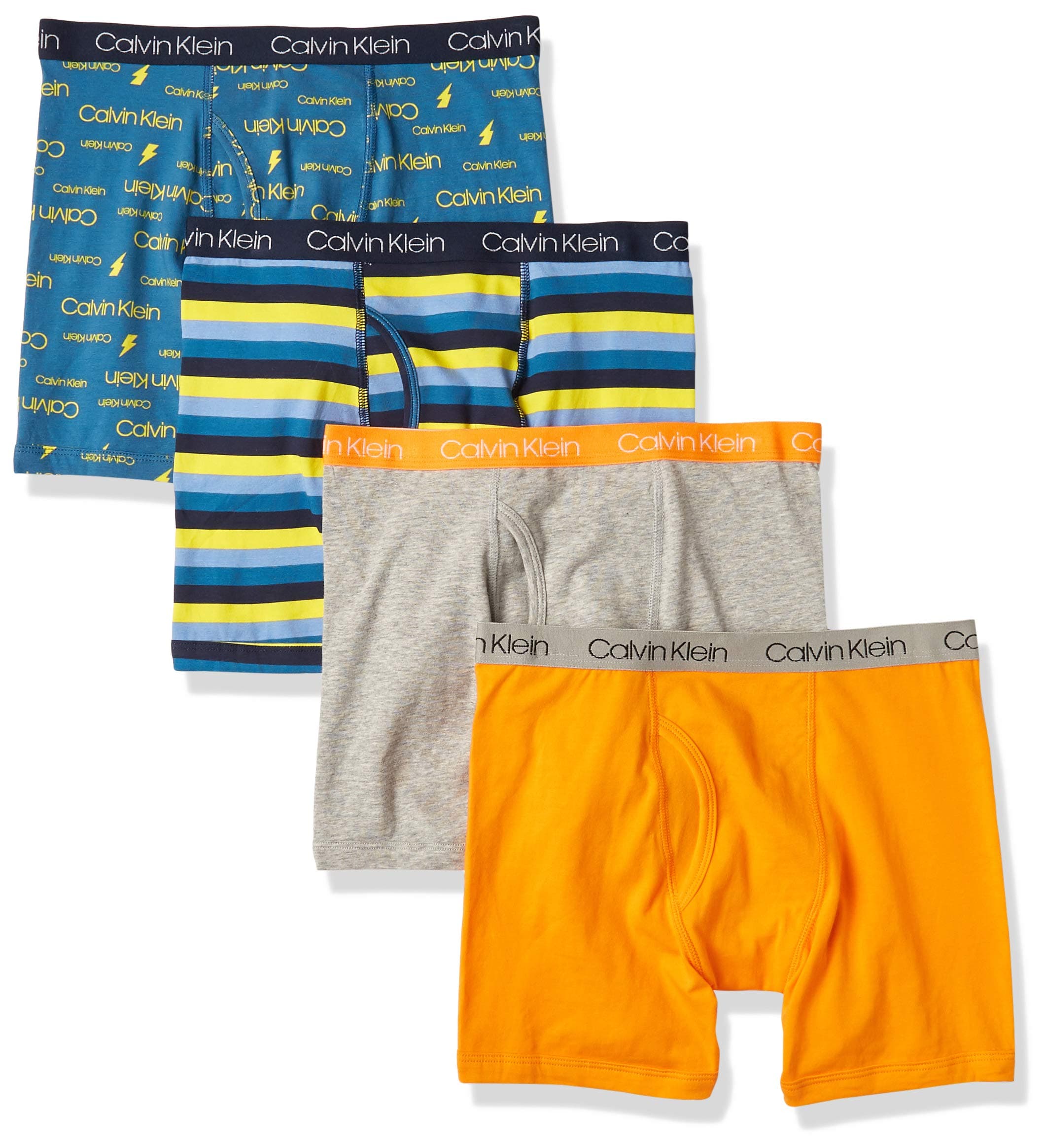 Calvin Klein Boys' Underwear Four Pack Boxer Brief Value Pack