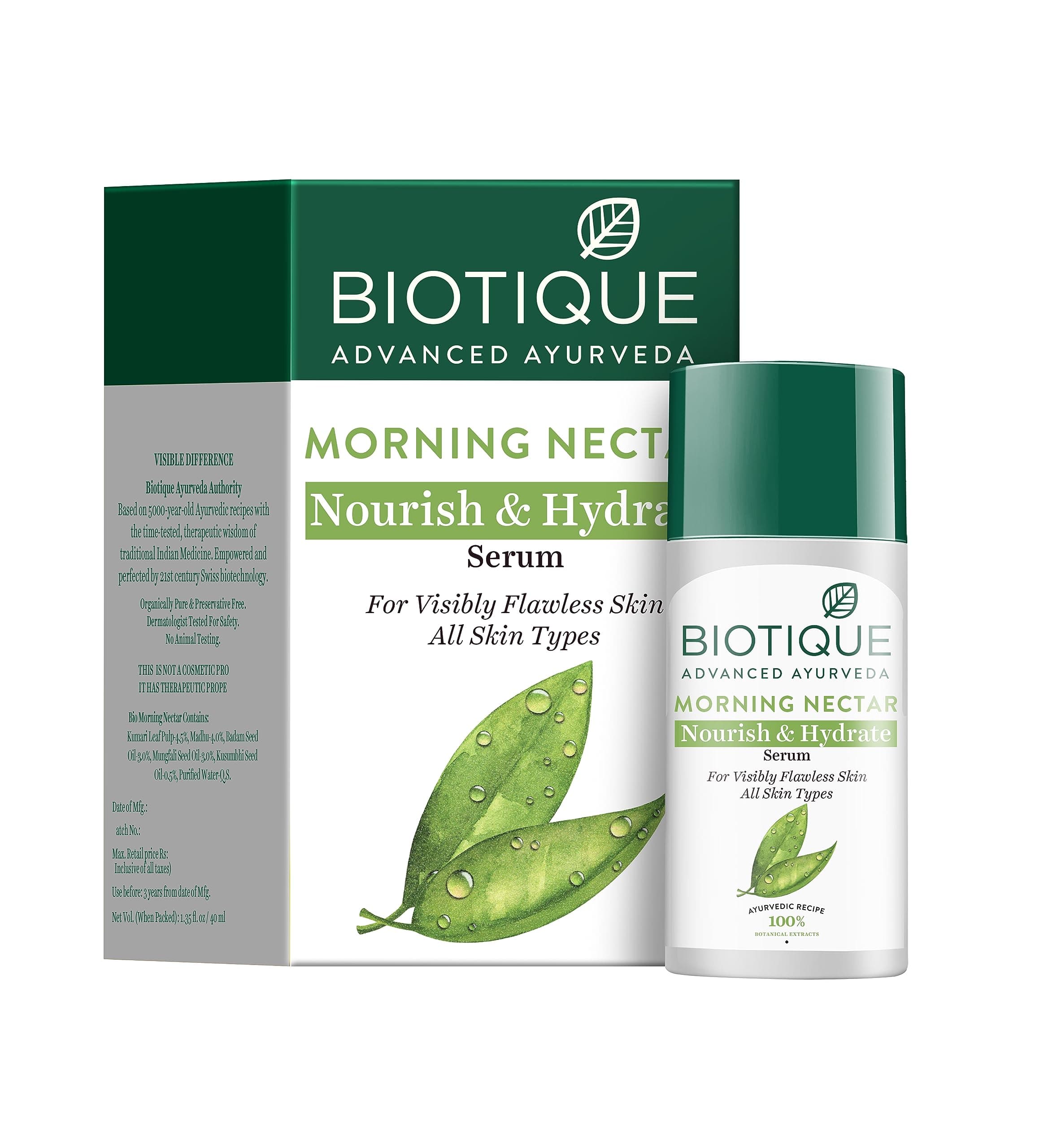 Biotique Bio Morning Nectar Visibly Flawless Serum- 40ml