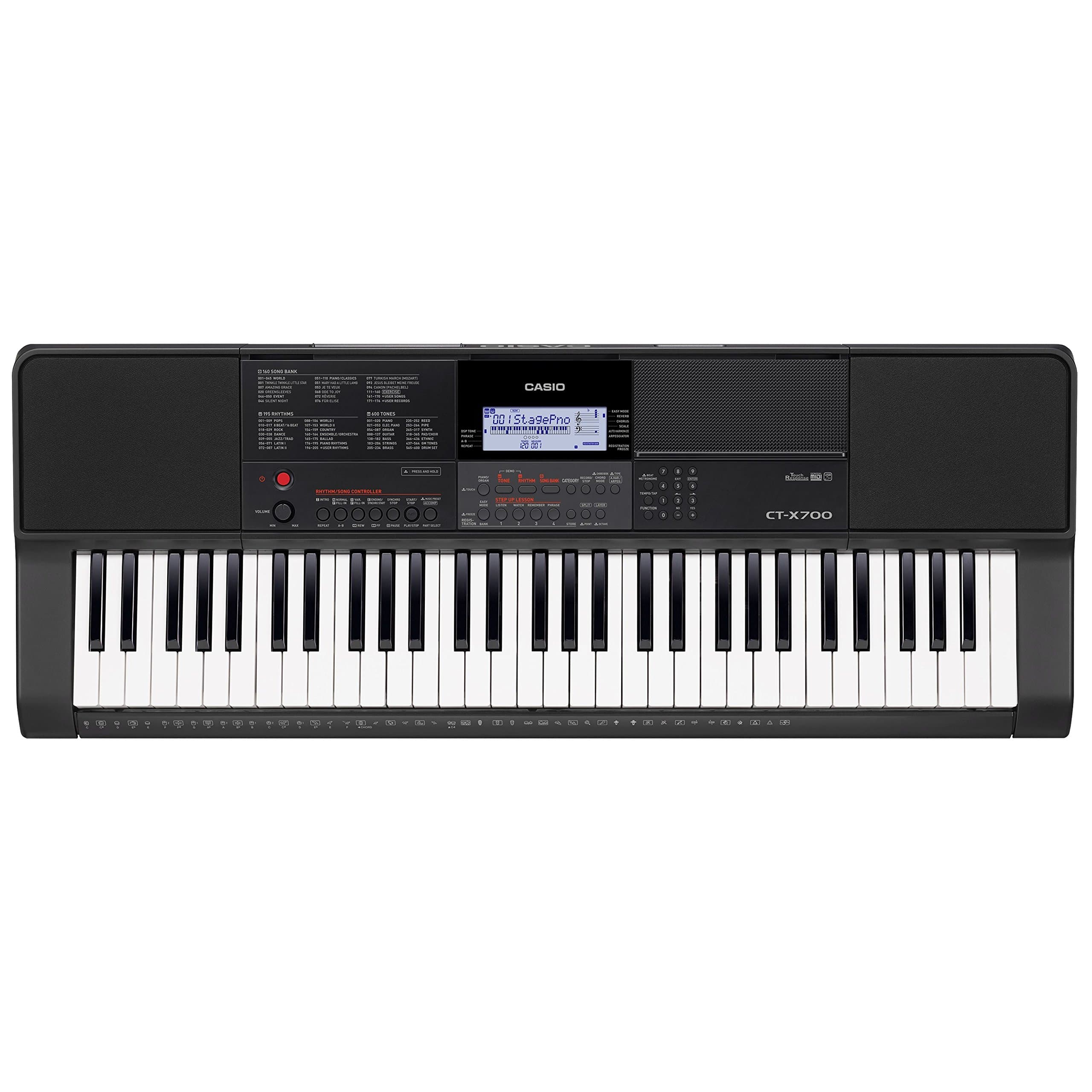 Casio CT-X700 61 Key Org, Touch Response 61 keys, 48 Polyphony