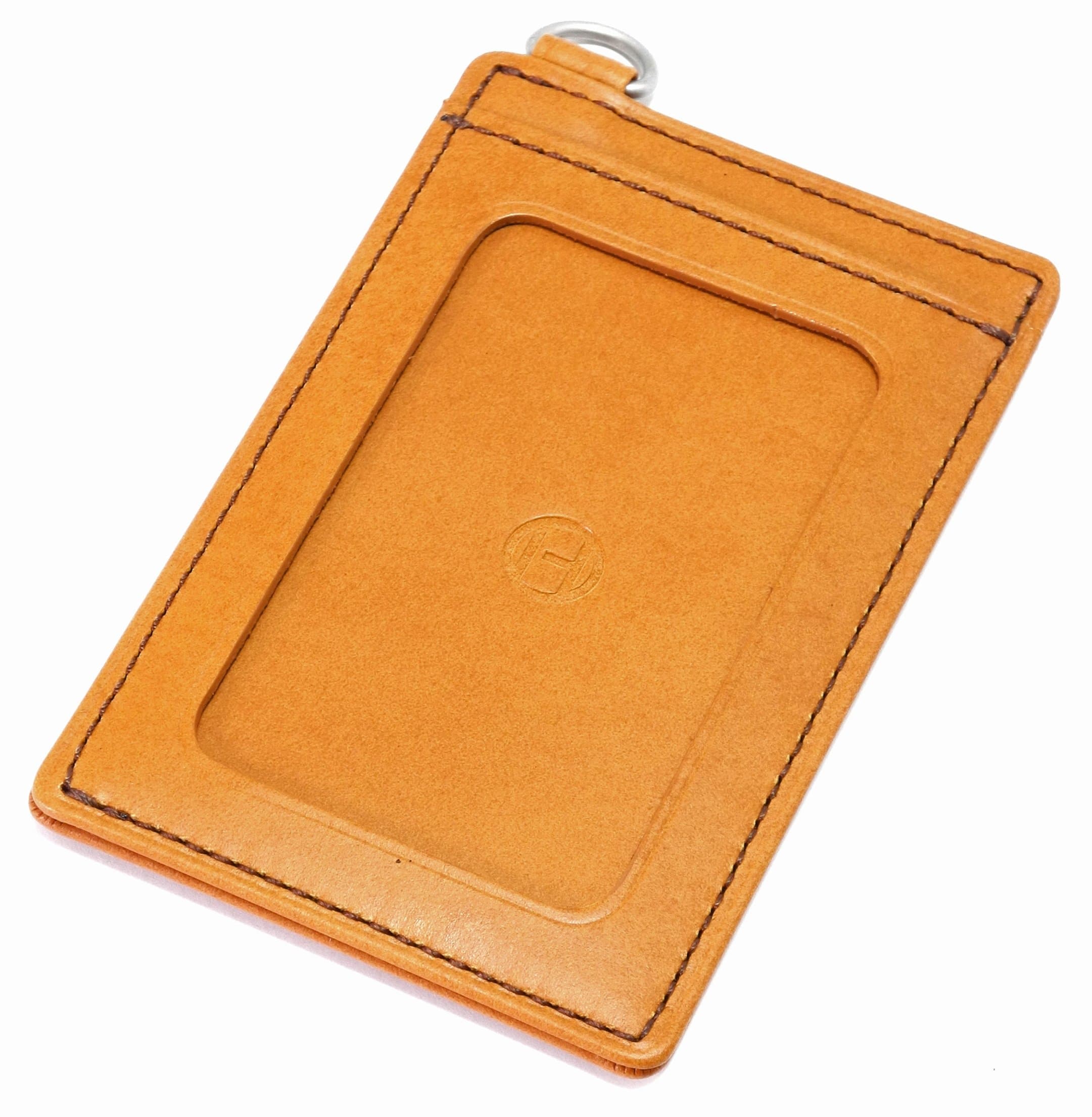 HERGOPOCH Holder for a Commuter Pass Brown