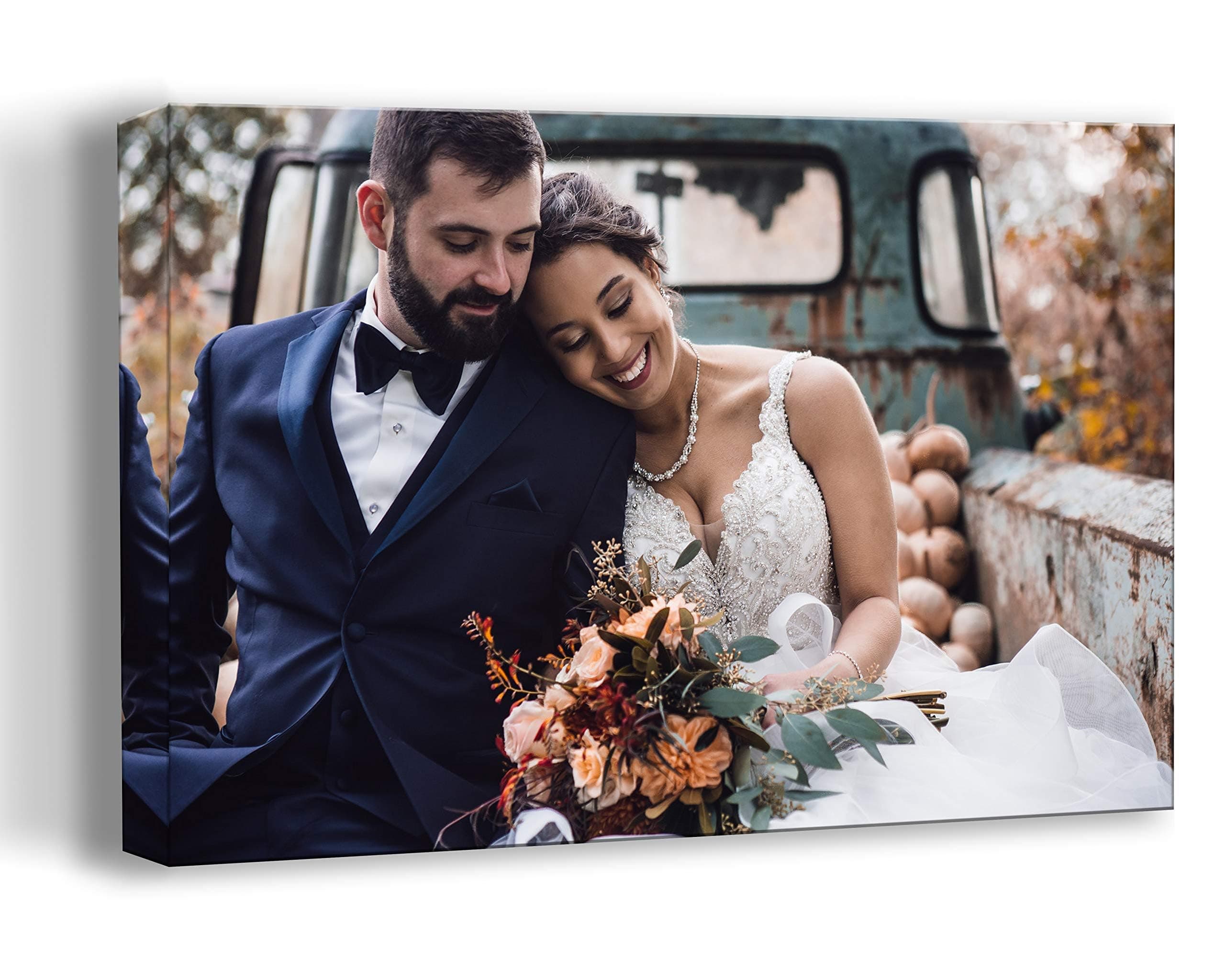 Personalized Custom Canvas Prints: Photo On Canvas (20x20 Inch) Transform Your Photos into Stunning Framed Wall Art-Digitally Printed Photo To Canvas - Ideal for Home Decor, Gifts & Keepsakes
