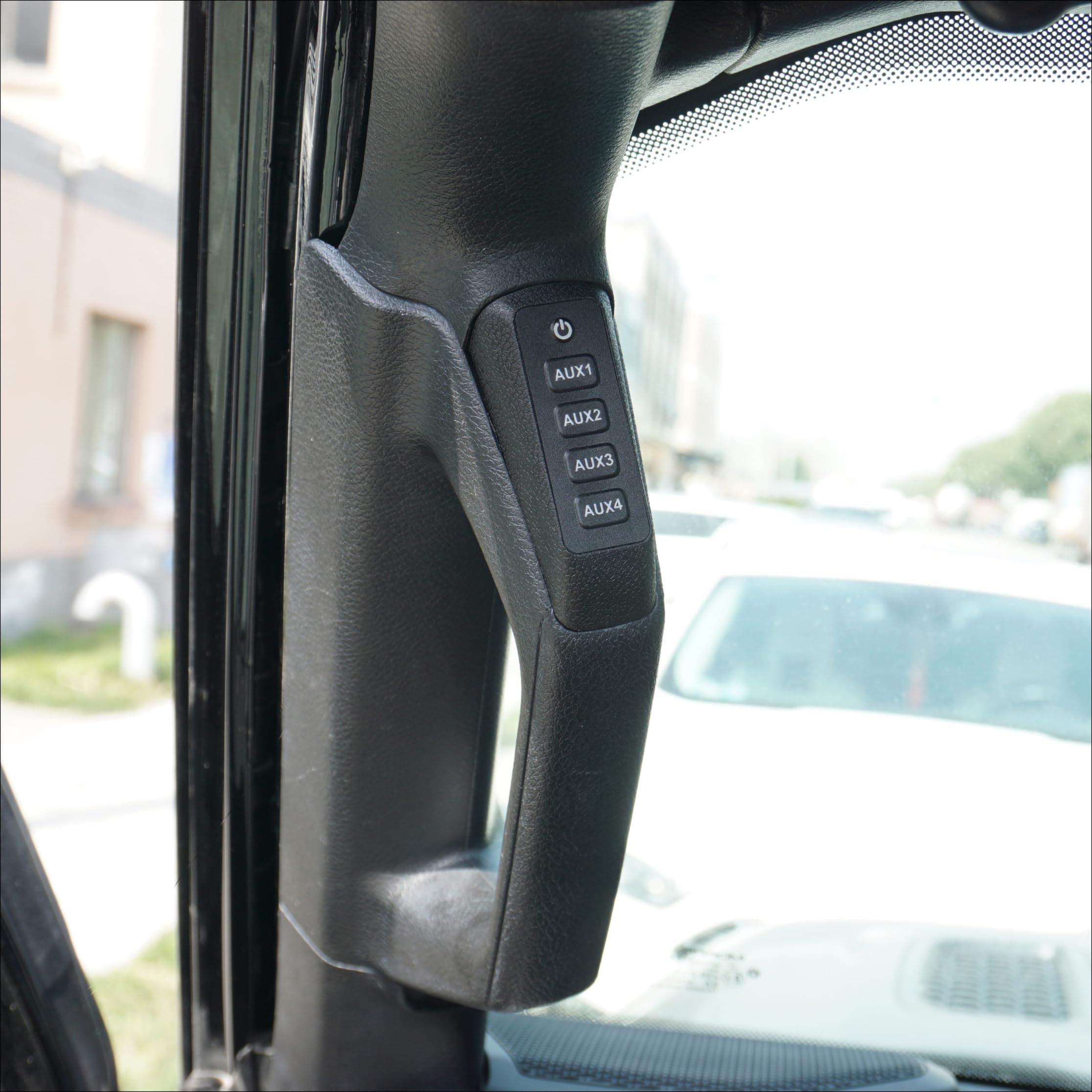 VOSWITCH 4 Switch Programmable Grab Handle Switch Panel, Jeep Wrangler JL & Gladiator JT 18-23