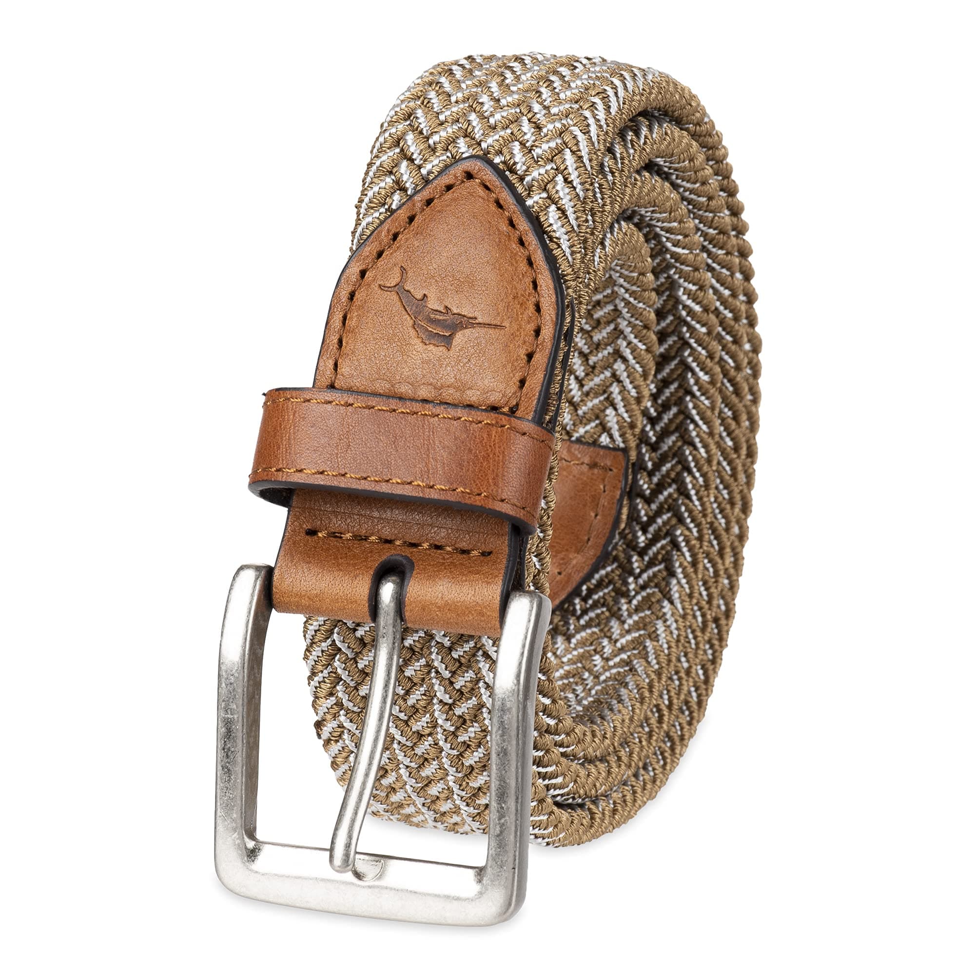 Men's Two Tone Stretch Web Belt