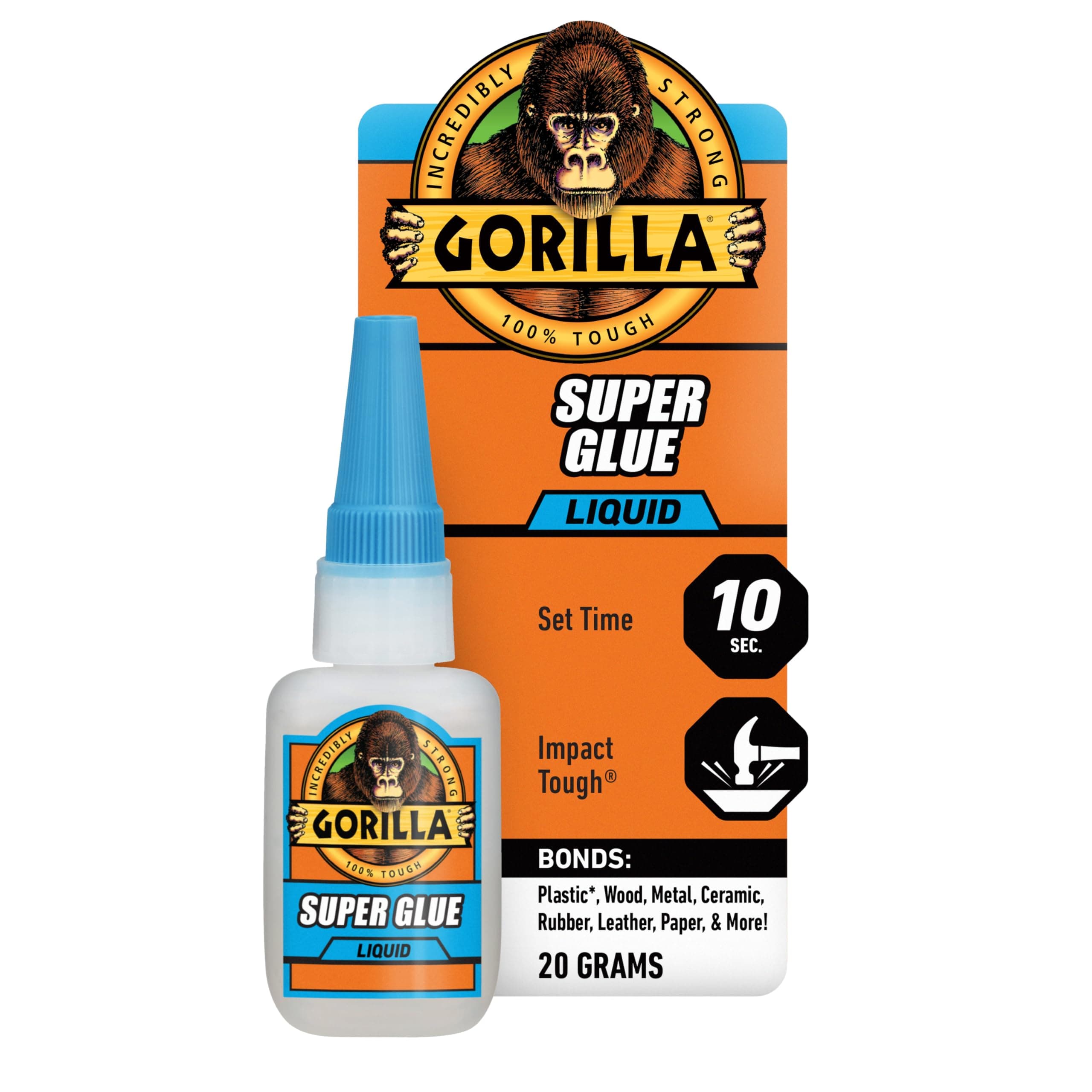 Gorilla 7805601 Super Glue, 20 g, 1-Pack