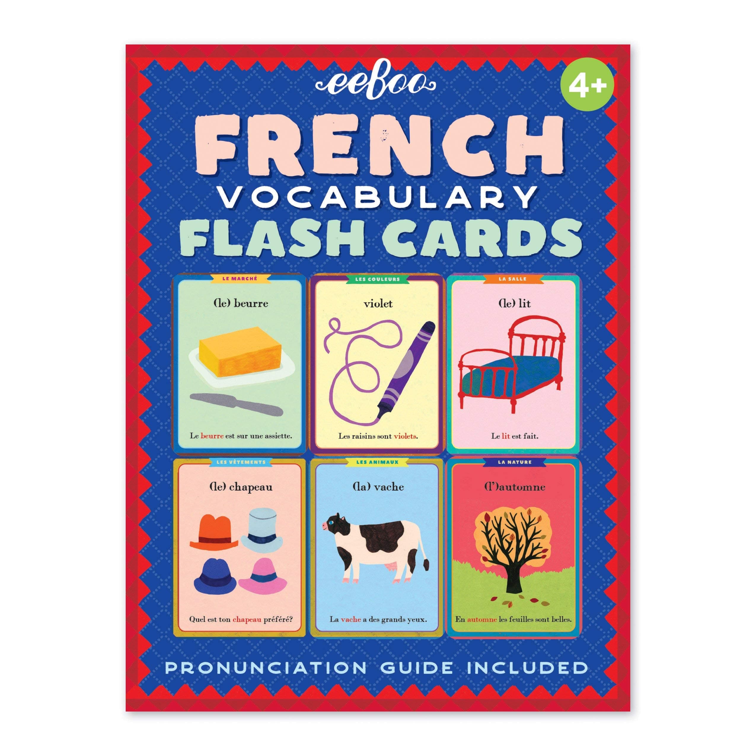 eeBooFrench Vocabulary Flash Cards