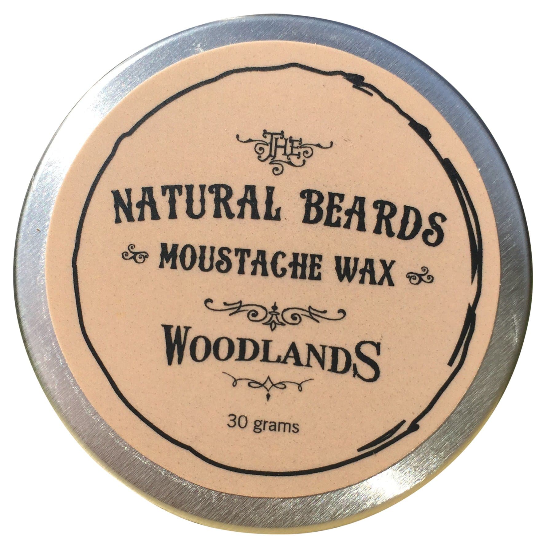 Moustache Wax - By Natural Beards (30g Tin)