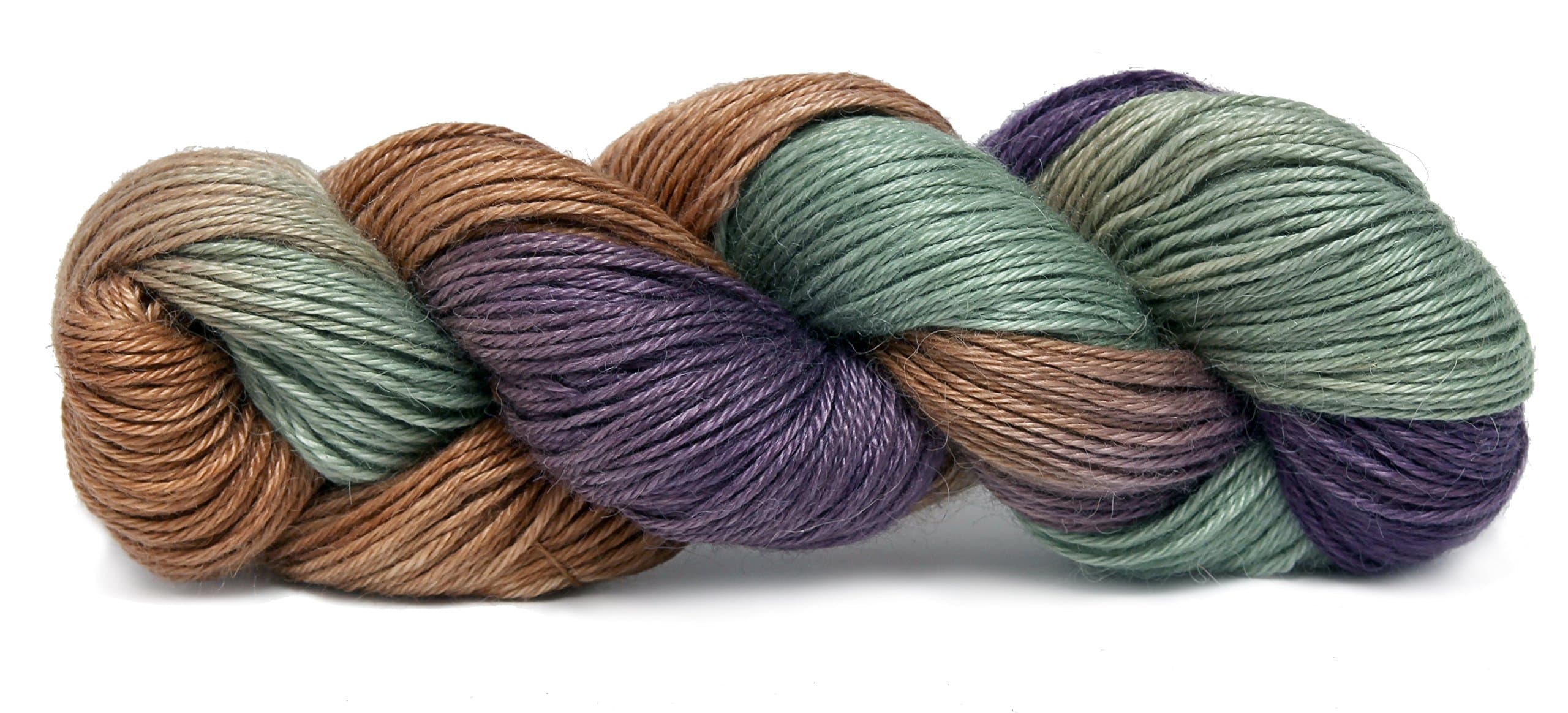 Hand Dyed Ballet Yarn, African Violet