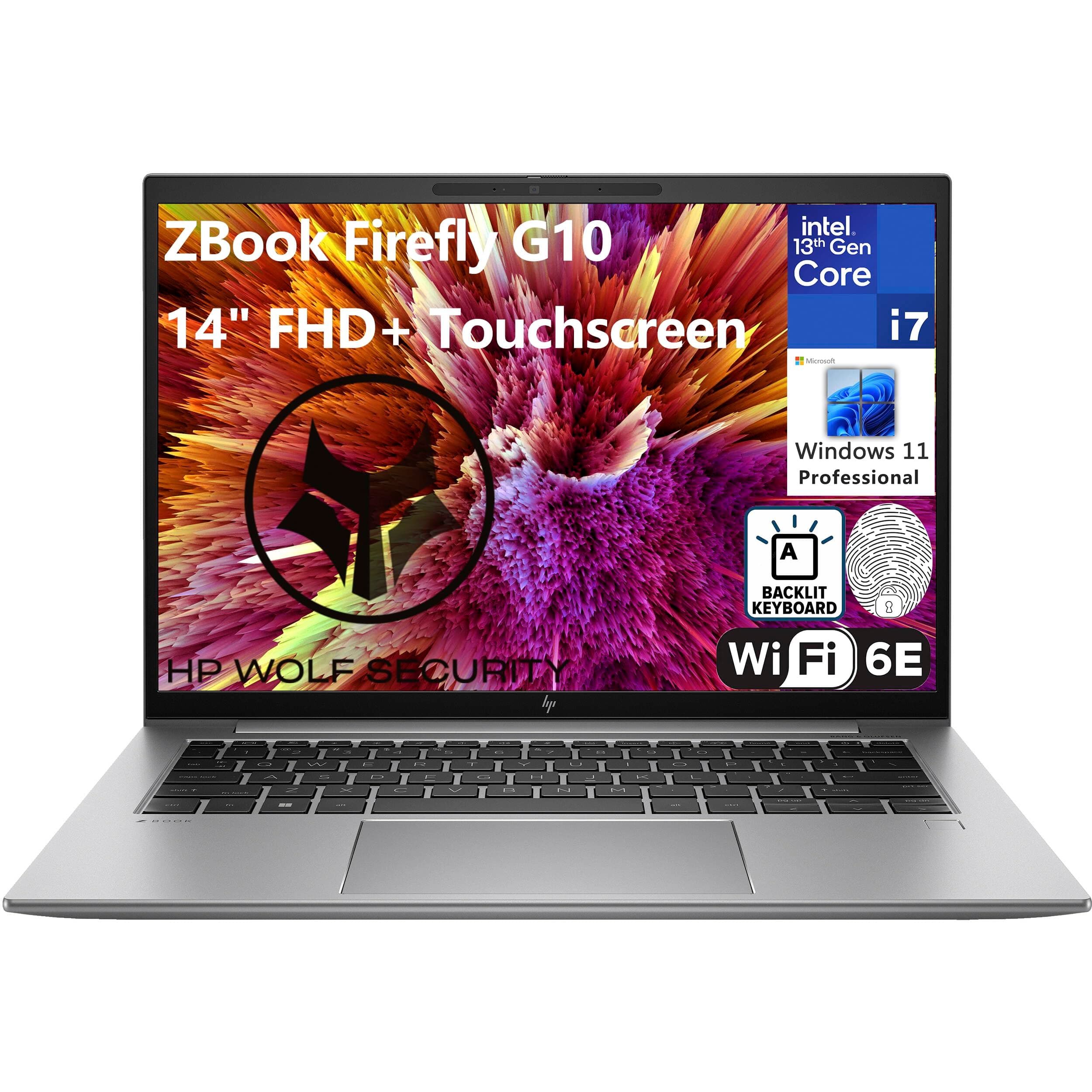 ZBook Firefly 14 G10 14" FHD+ Touchscreen Mobile Workstation Business Laptop Computer, 13th Gen Intel i7-1360P, 32GB DDR5 RAM, 1TB PCIe SSD, WiFi 6E, Backlit Keyboard, FR, Windows 11 Pro, Tilsiy