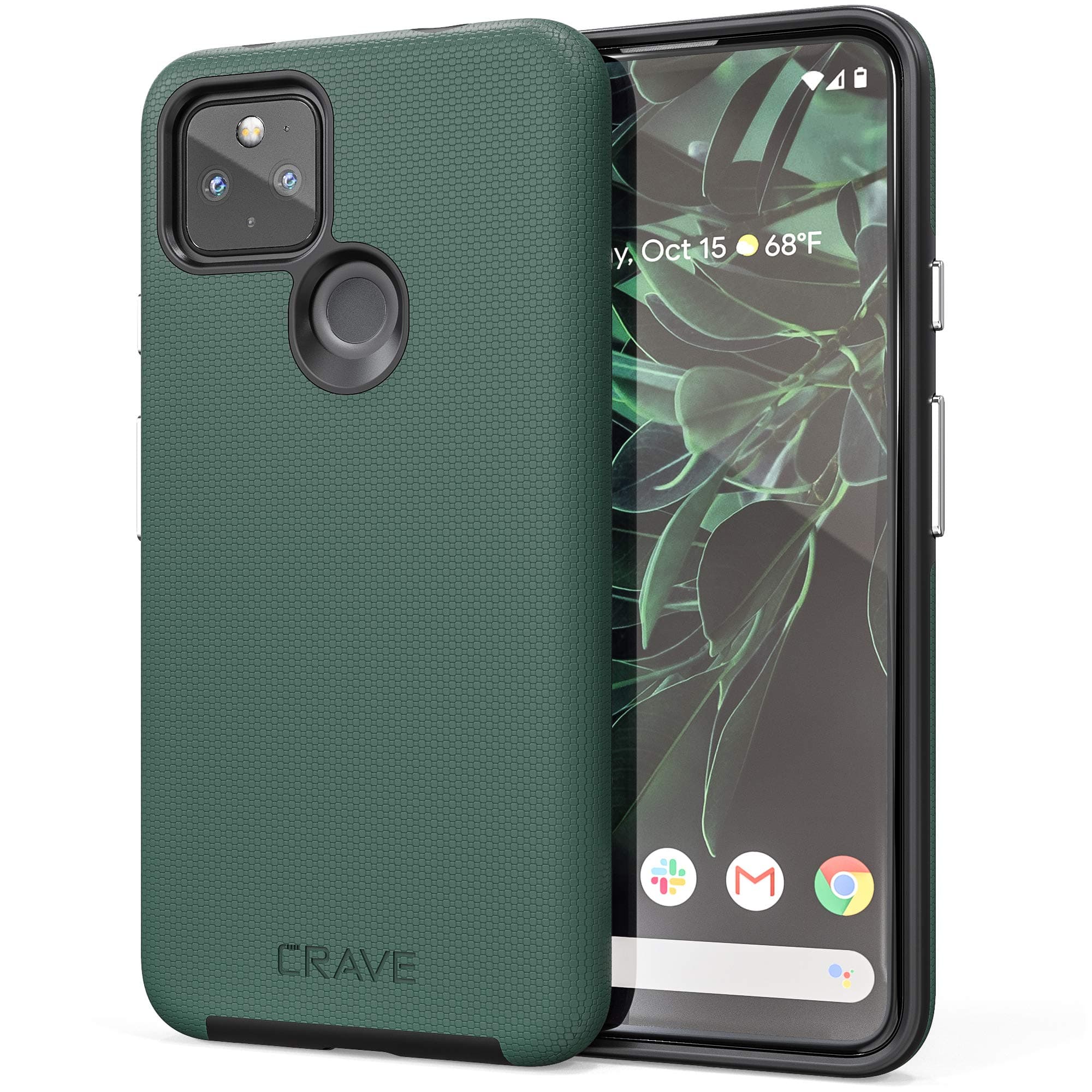 Pixel 4a 5G Case, Dual Guard Protection Series Case for Google Pixel 4a (5G) - Forest Green