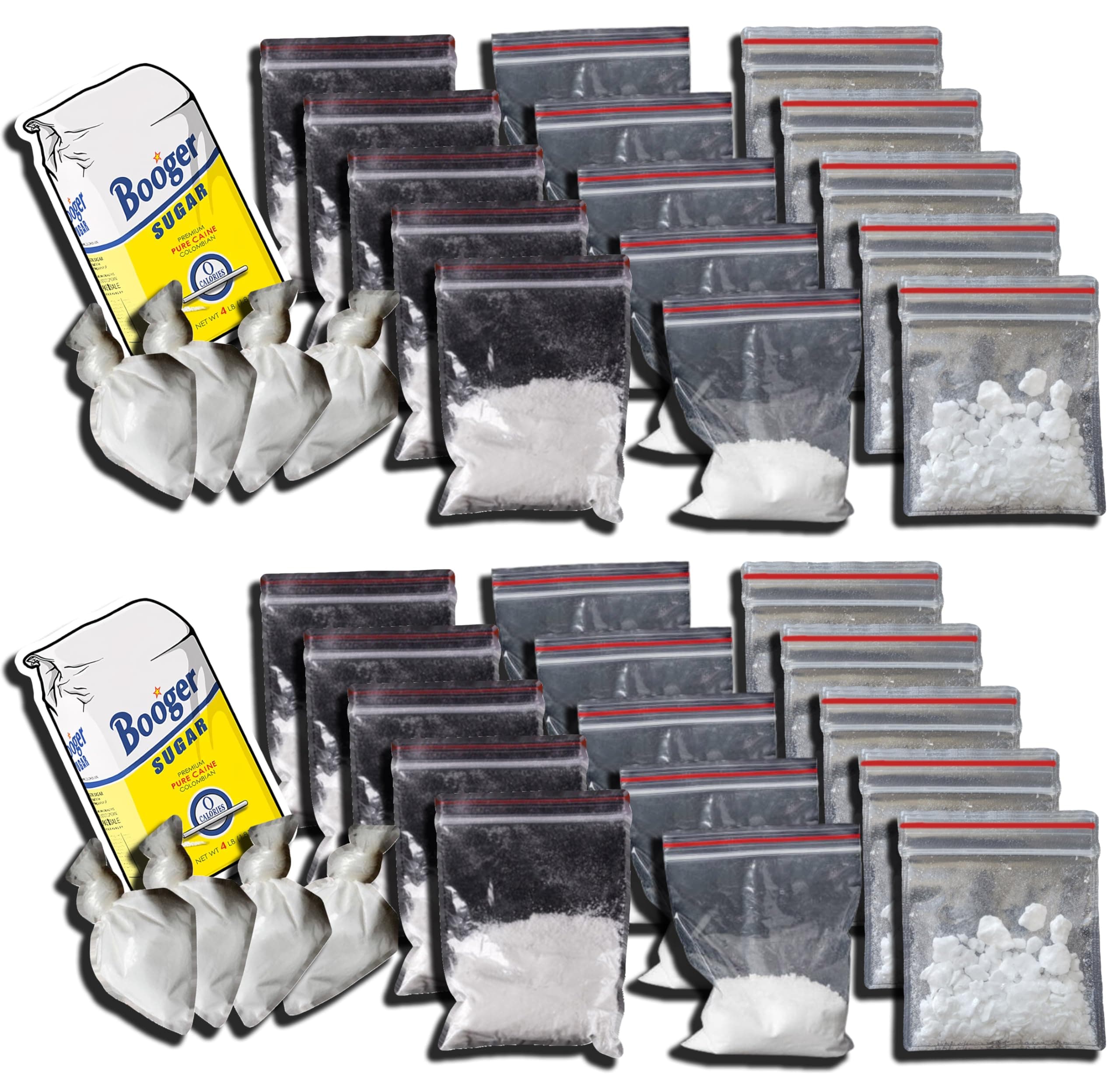 Coke Baggie Joke Sticker (40 Piece)