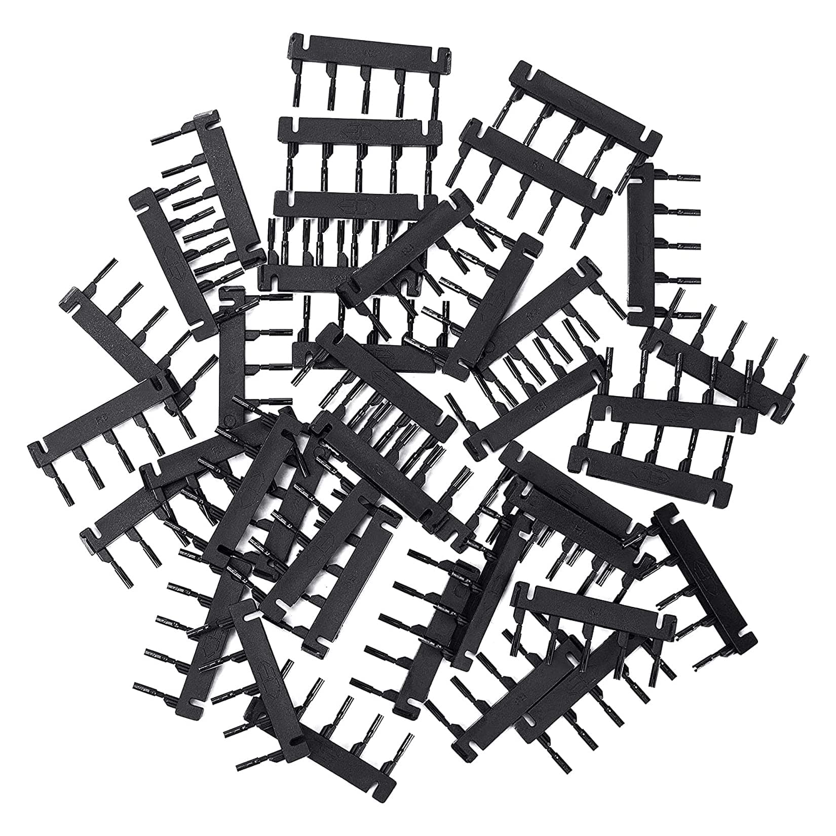 6D Hair Extensions Machine C-shaped Buckle for 2nd Generation, Human Hair No-Trace Hair Extensions Kit Tool (40pcs)…