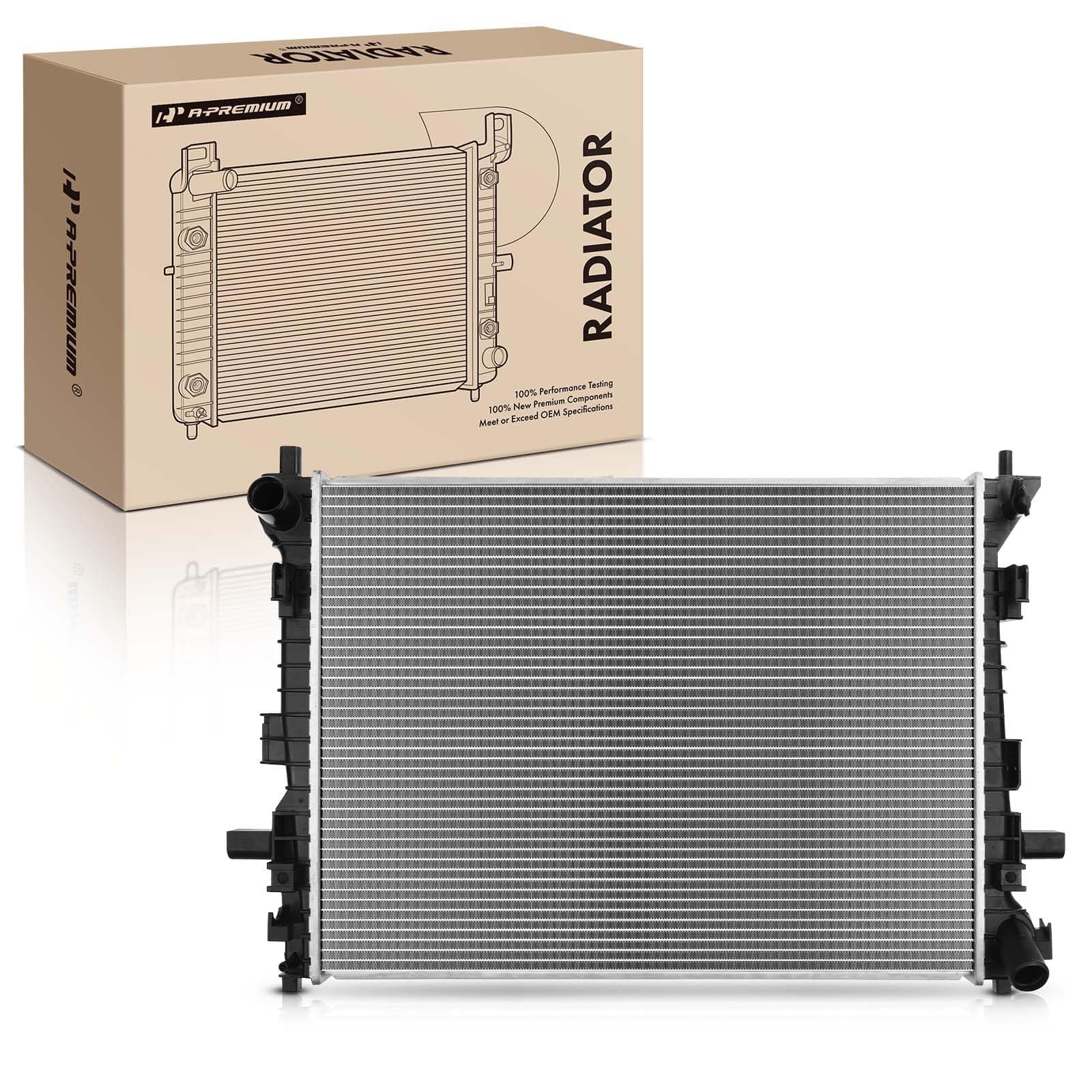 A-Premium Engine Coolant Radiator Assembly Compatible with Ford Crown Victoria & Lincoln Town Car & Mercury Grand Marquis 2006-2011, V8 4.6L, Replace# 6W138005AA, 6W1Z8005AA