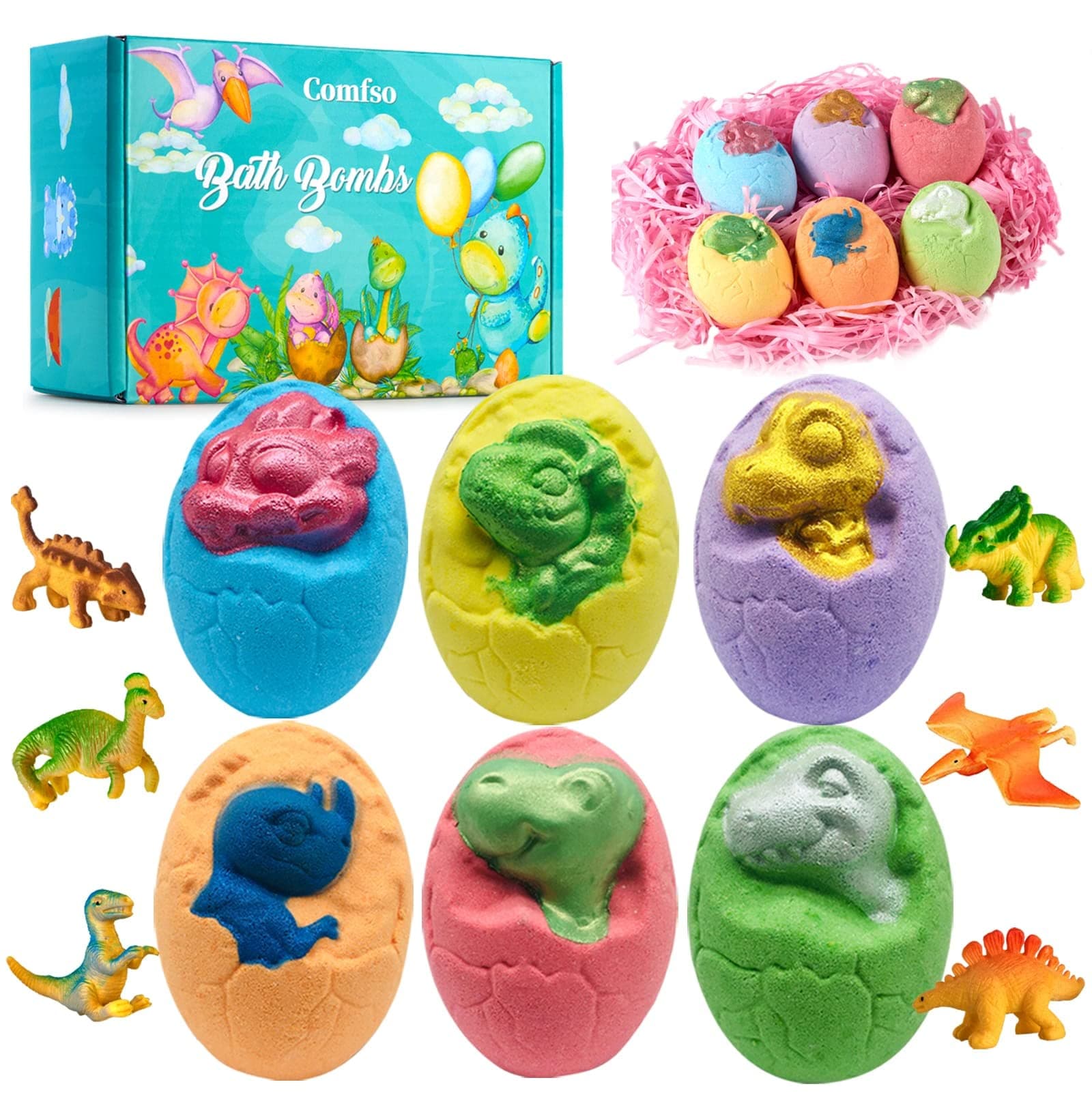 Dino Bath Bombs for Kids