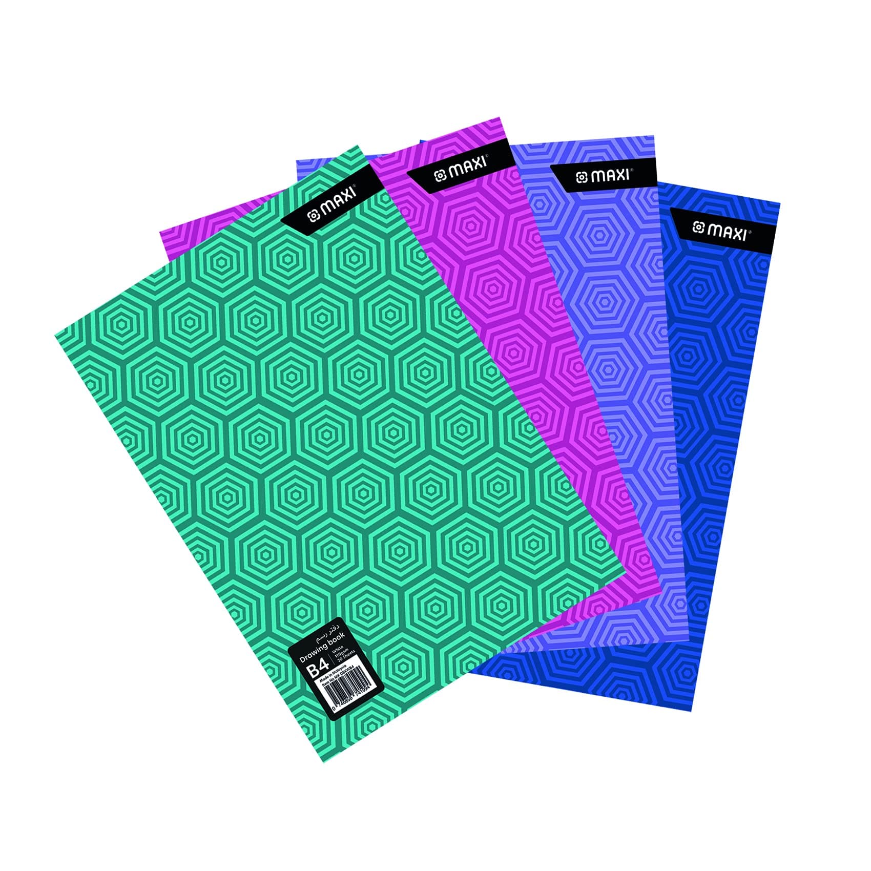 Maxi Dbkwb4 B4 Drawing Book 110Gsm 20 Sheets White