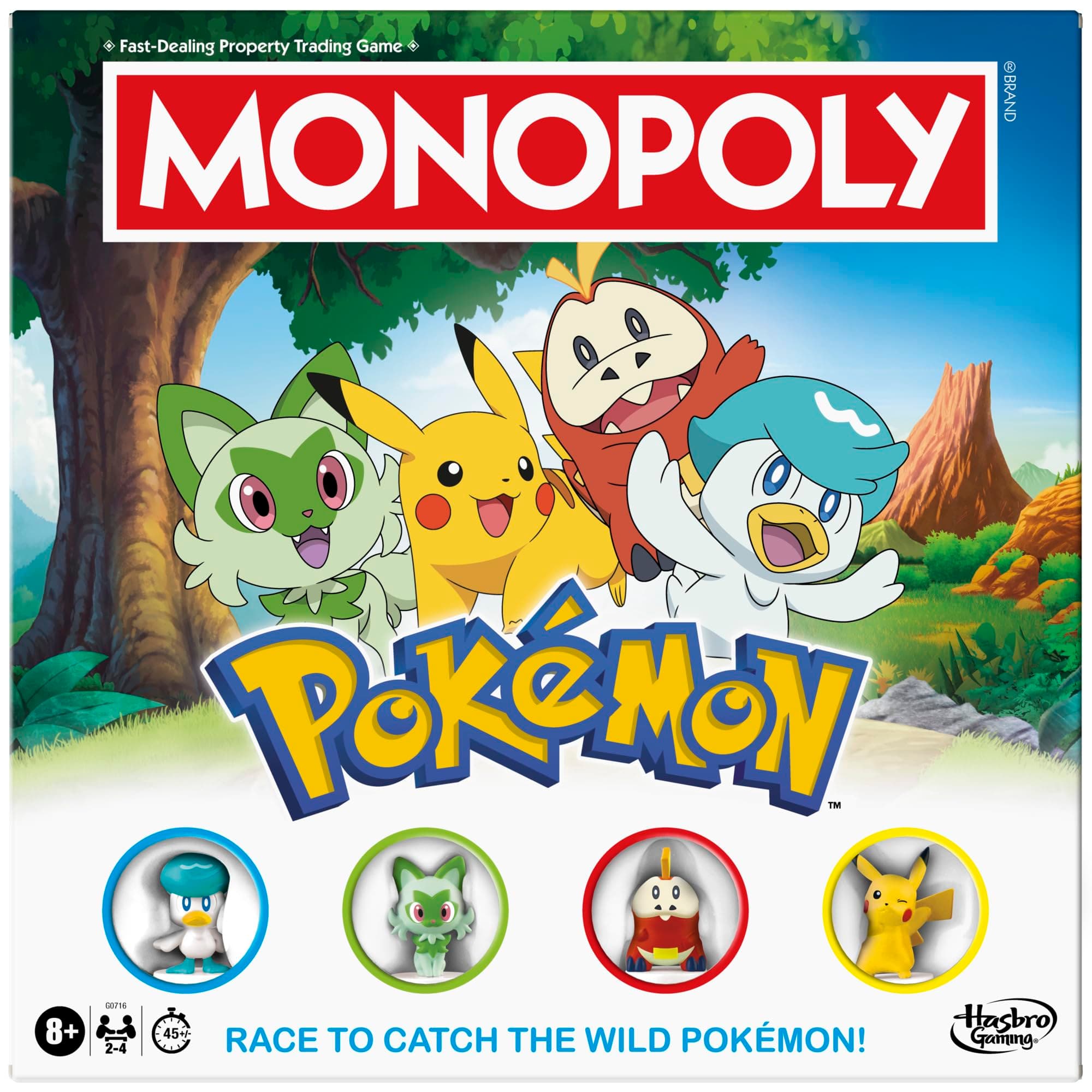Pokémon Edition Board Game | Ages 8 and Up | 2 to 4 Players | Kids Games for Pokémon Fans | Fun Family Games| 45 Mins. Avg.