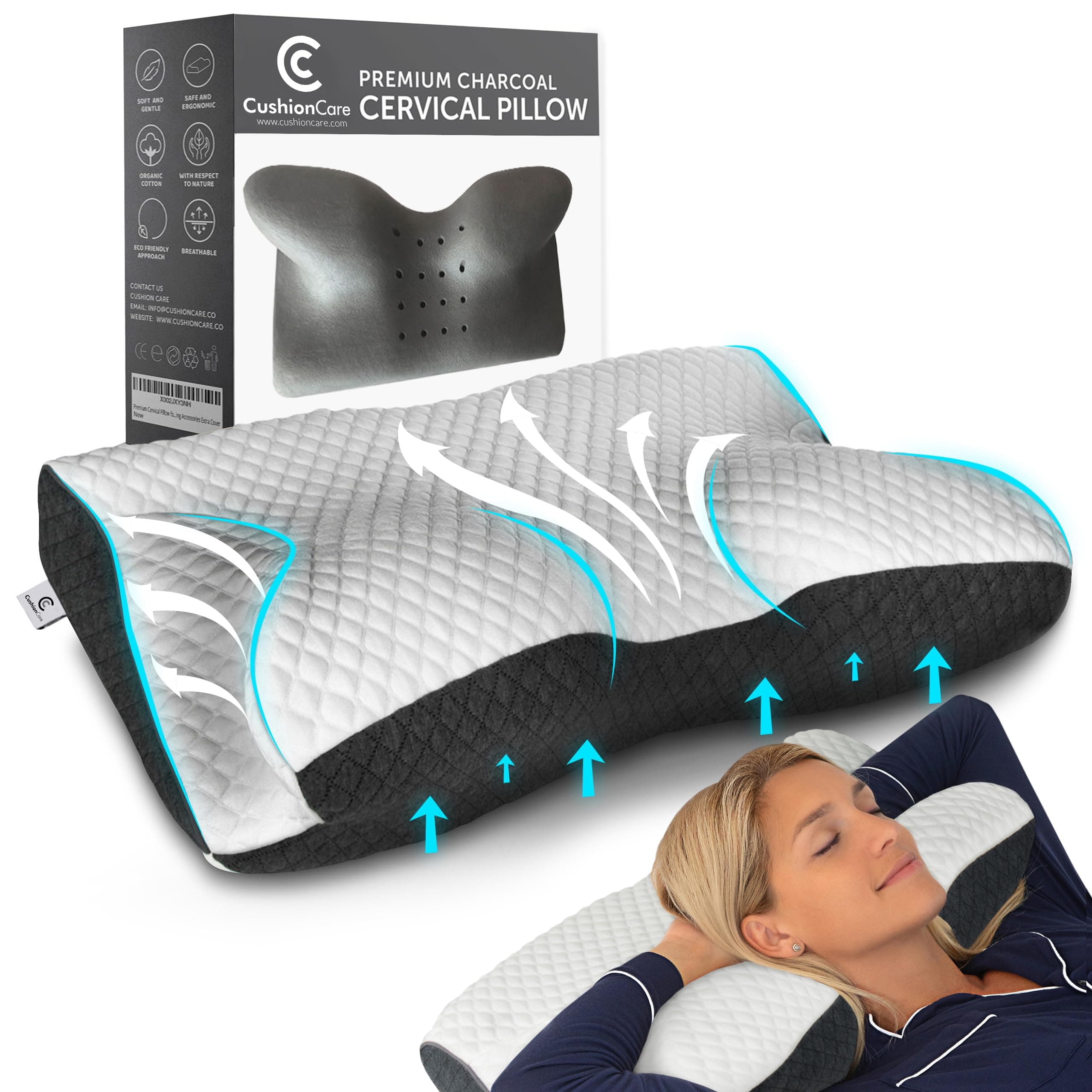 CushionCare Premium Cervical Sleeping Pillow