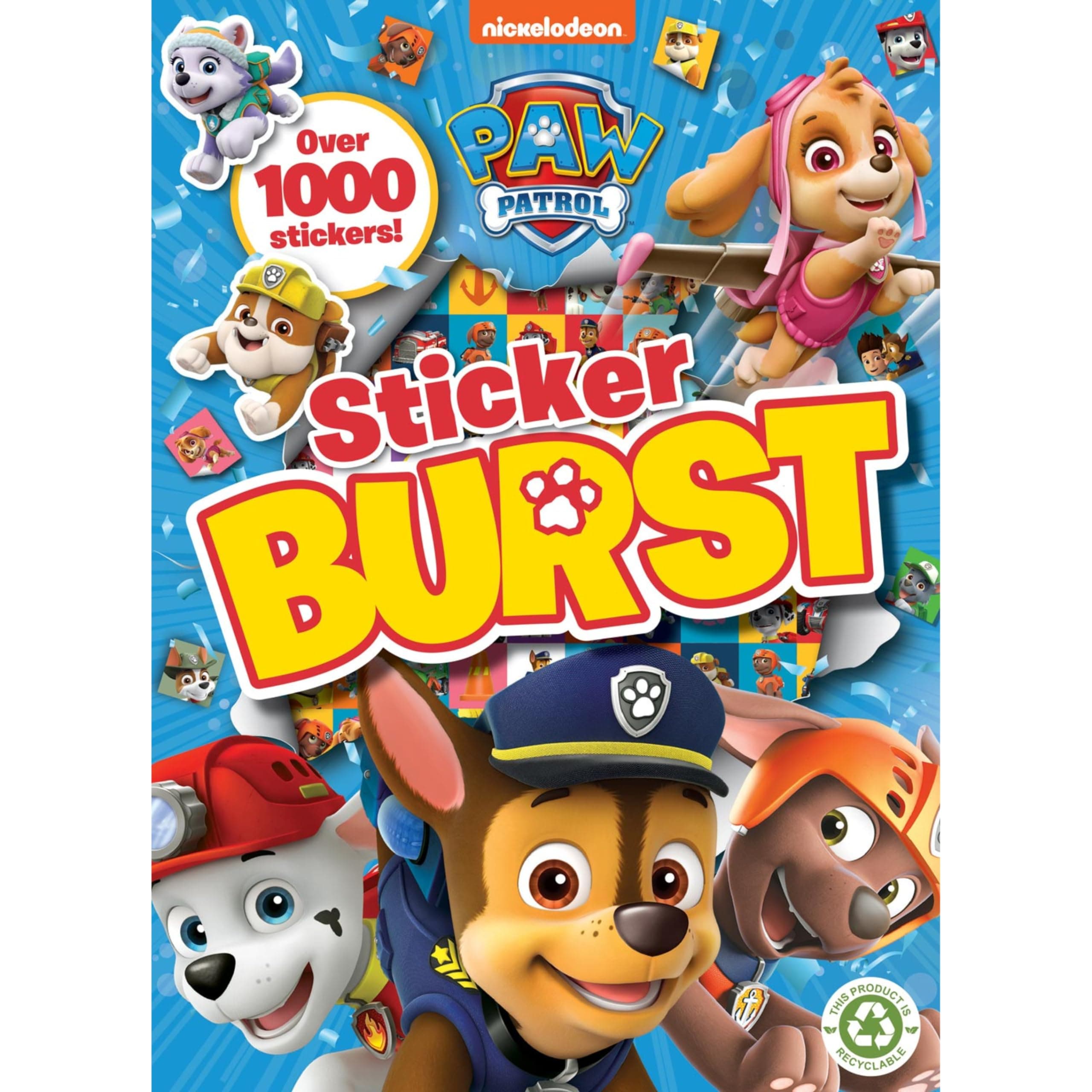 Alligator Paw Patrol Sticker Burst