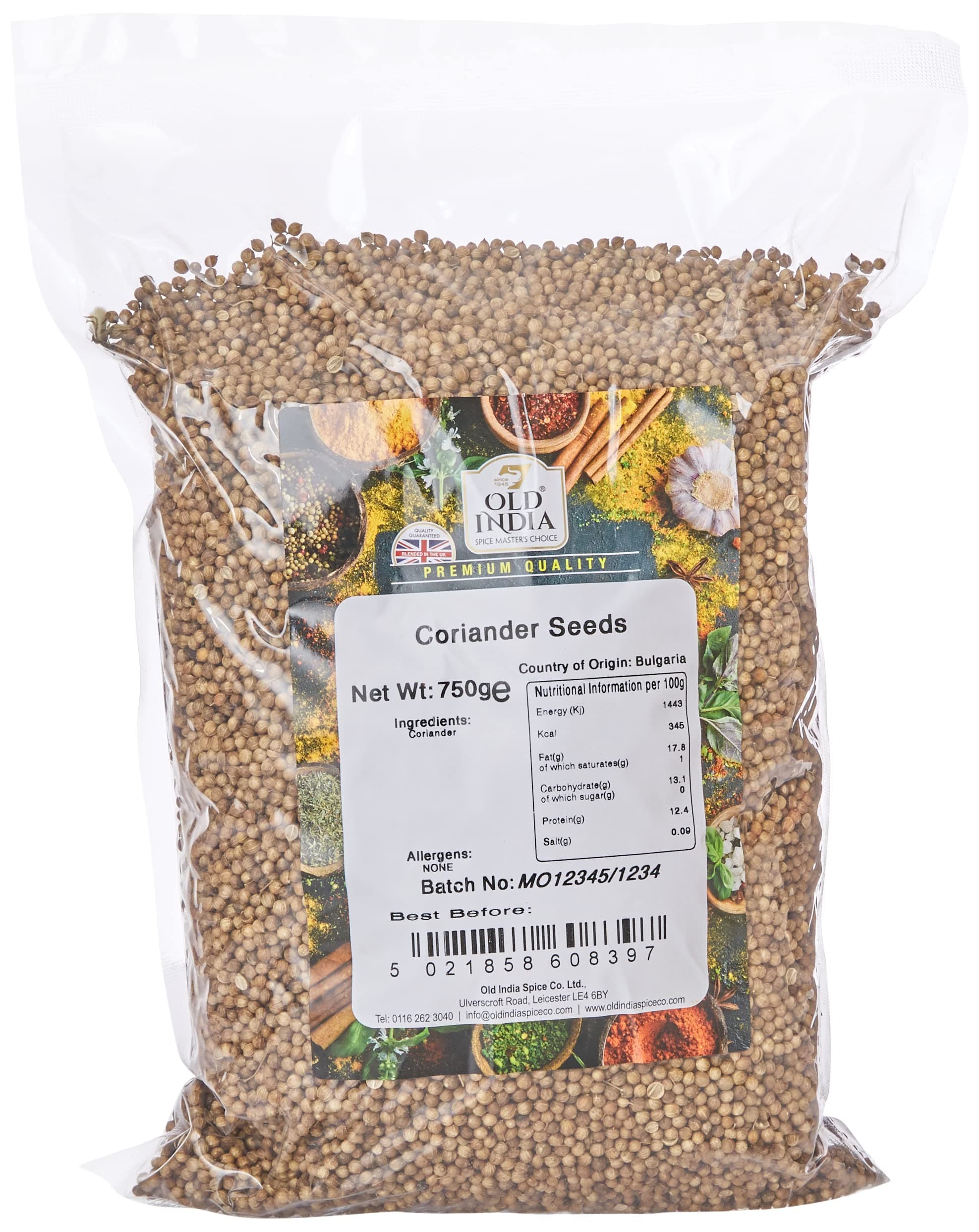 Old India Coriander Seeds 750g