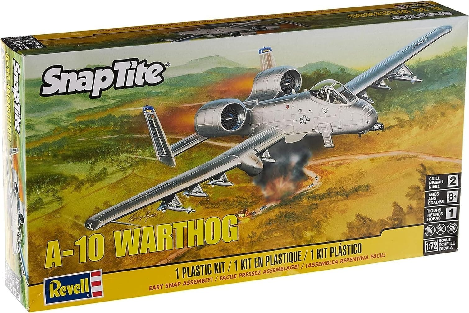 Revell SnapTite A-10 Warthog Plastic Model Kit, White
