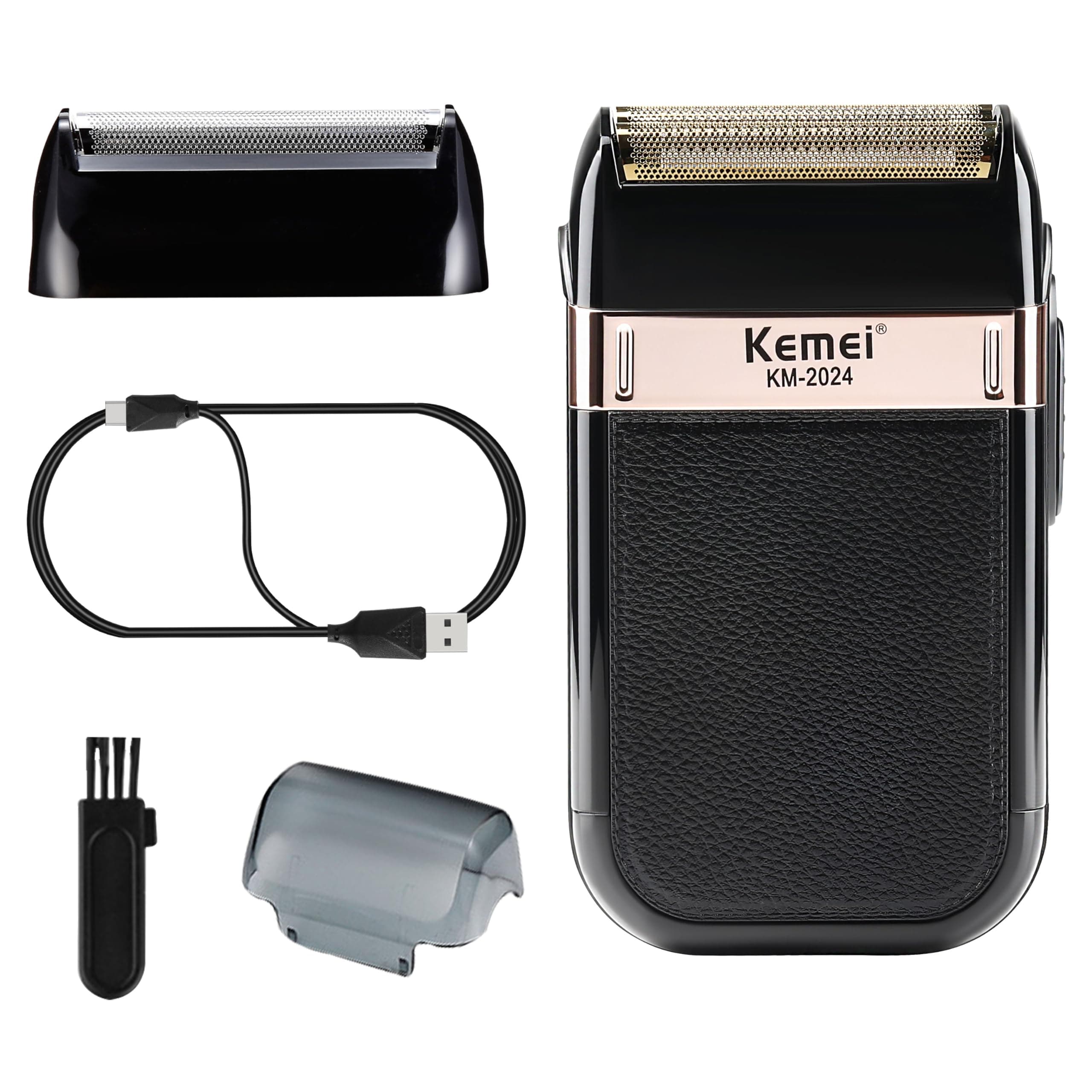KEMEI Foil Shaver for Men,Waterproof Razor Shaver,Cordless Electric Rechargeable Shavers,Trimmer Razors Blade Washable Grooming Razor Gift for Men