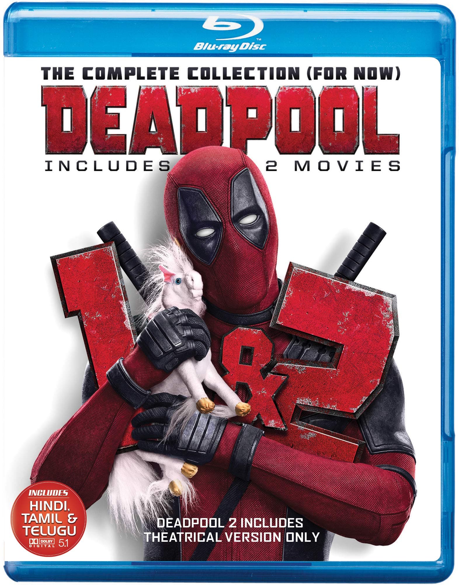 Deadpool (2016) & Deadpool 2 (2018) - Uncut Theatrical Versions (2-Disc)