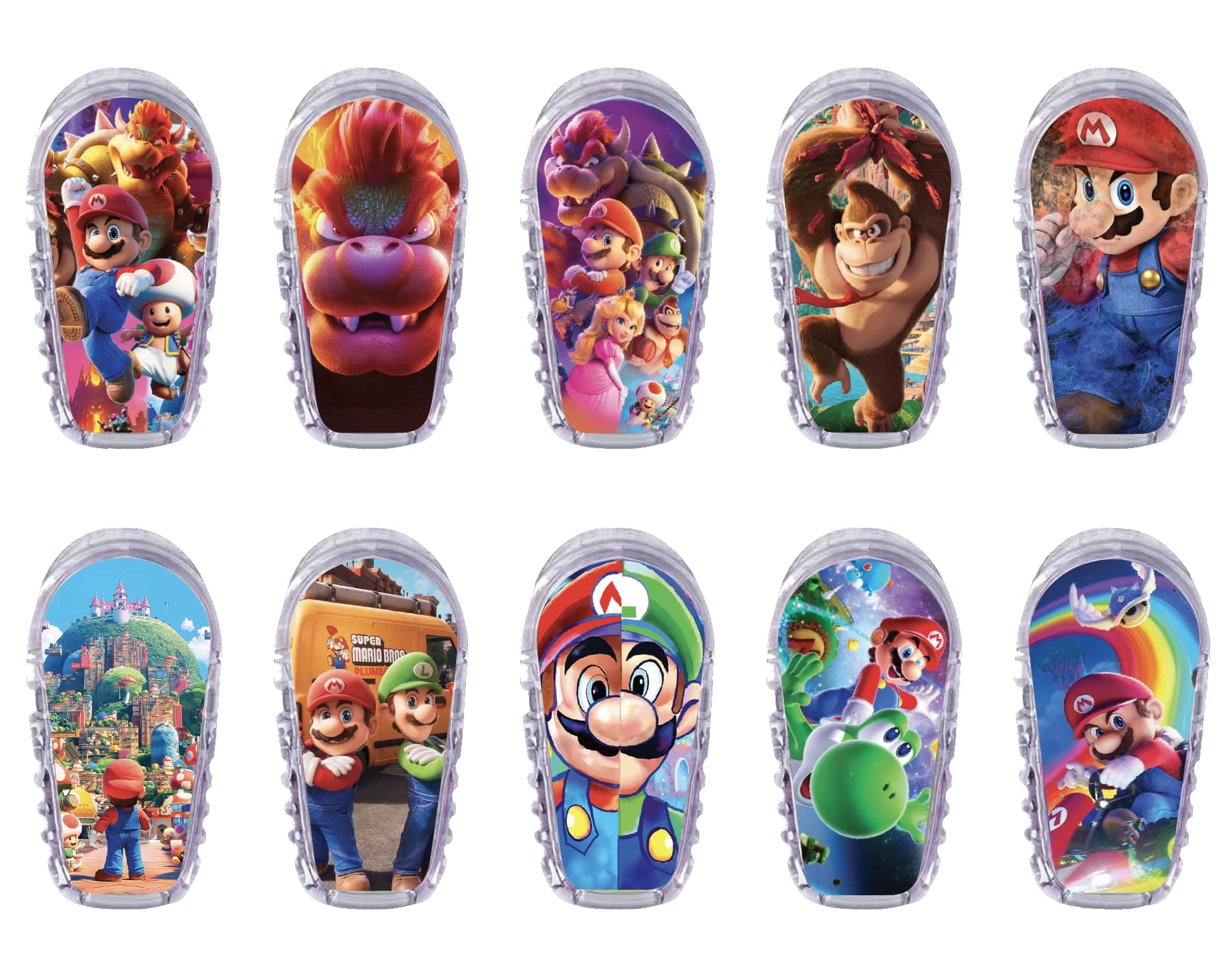 Glucomart Dexcom G6 Transmitter Stickers - 10 Pack Waterproof, Ideal for T1D Type 1 Diabetes Management