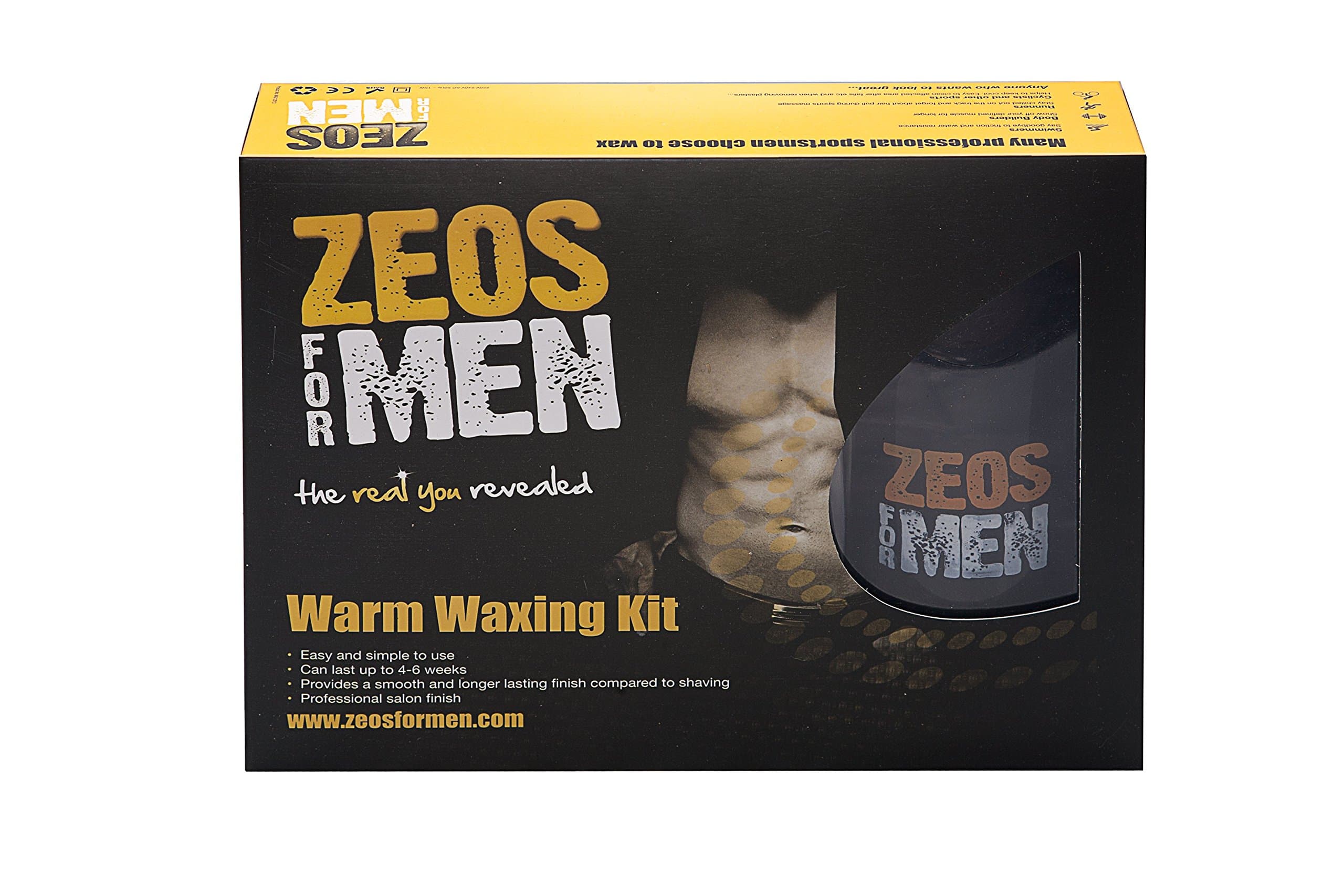 ZEOS Warm Waxing Kit For Men