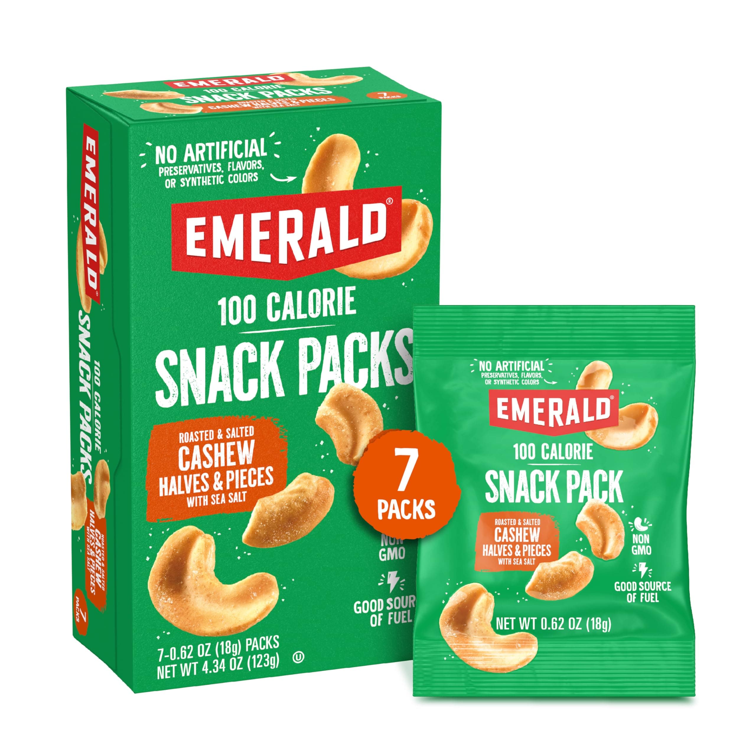Emerald 100 Calorie Roasted Salted Cashews