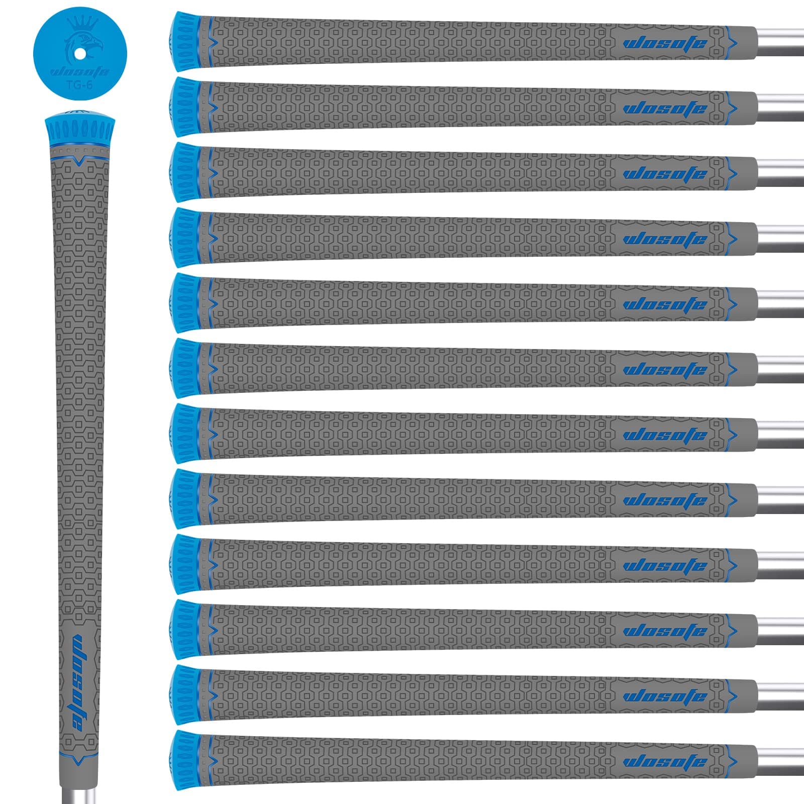 Golf Grips 13 pcs Pack Standard Size Rubber Lightweight Non-Slip Soft For Men And Women