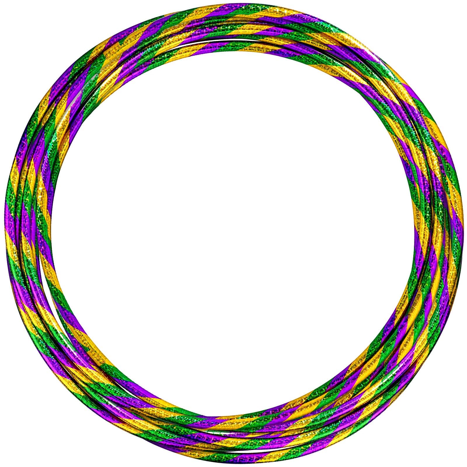 Gemscream 12 Pack 24 inch Exercise Hoop Plastic Glitter Hoop Obstacle Course Ring Toy for Adult Party Gymnastic Playing for Parade Decoration Games Performance Outdoor Sports