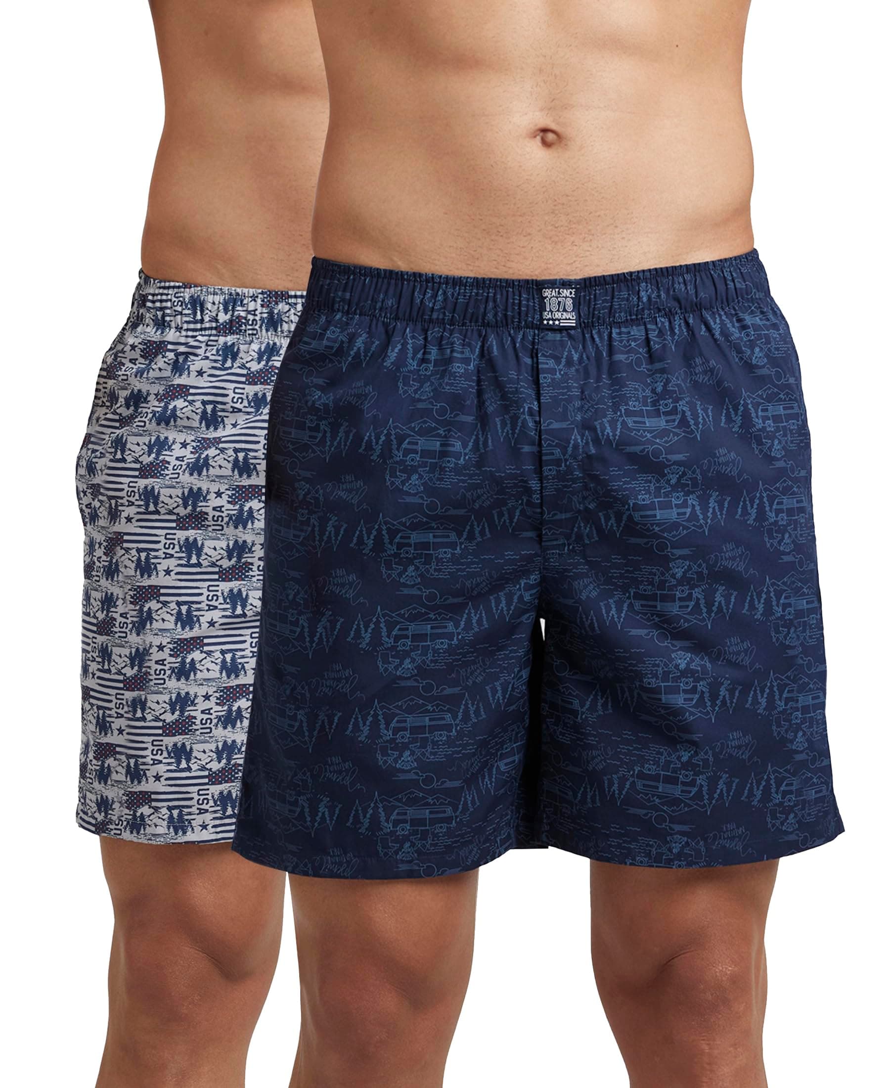 Jockey Men US57_Pack of_2 Boxers