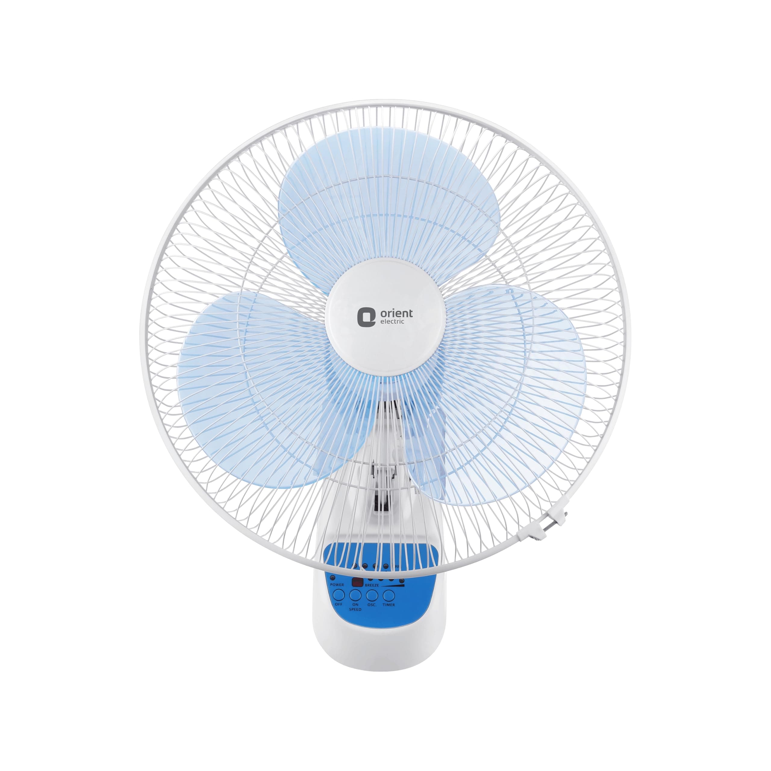 Orient Electric Wall- 49 Wall Fan with Remote & Automatic Speed Control | Wall Fan with Tilt & Oscillation mechanism | Remote with Display Panel & Timer | 2-year warranty by Orient | Crystal White