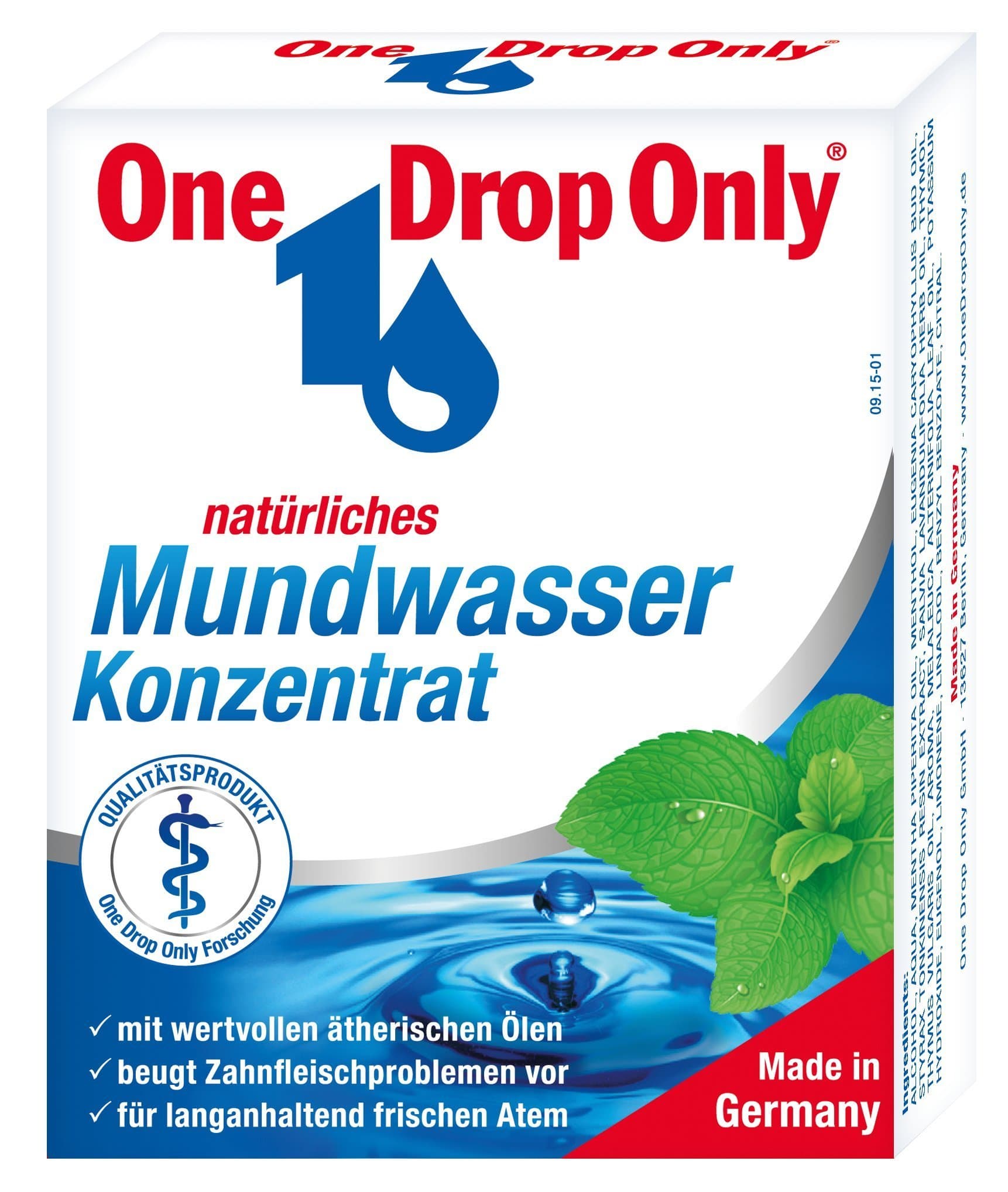 One Drop Only Mouthwash Concentrate, 50ml