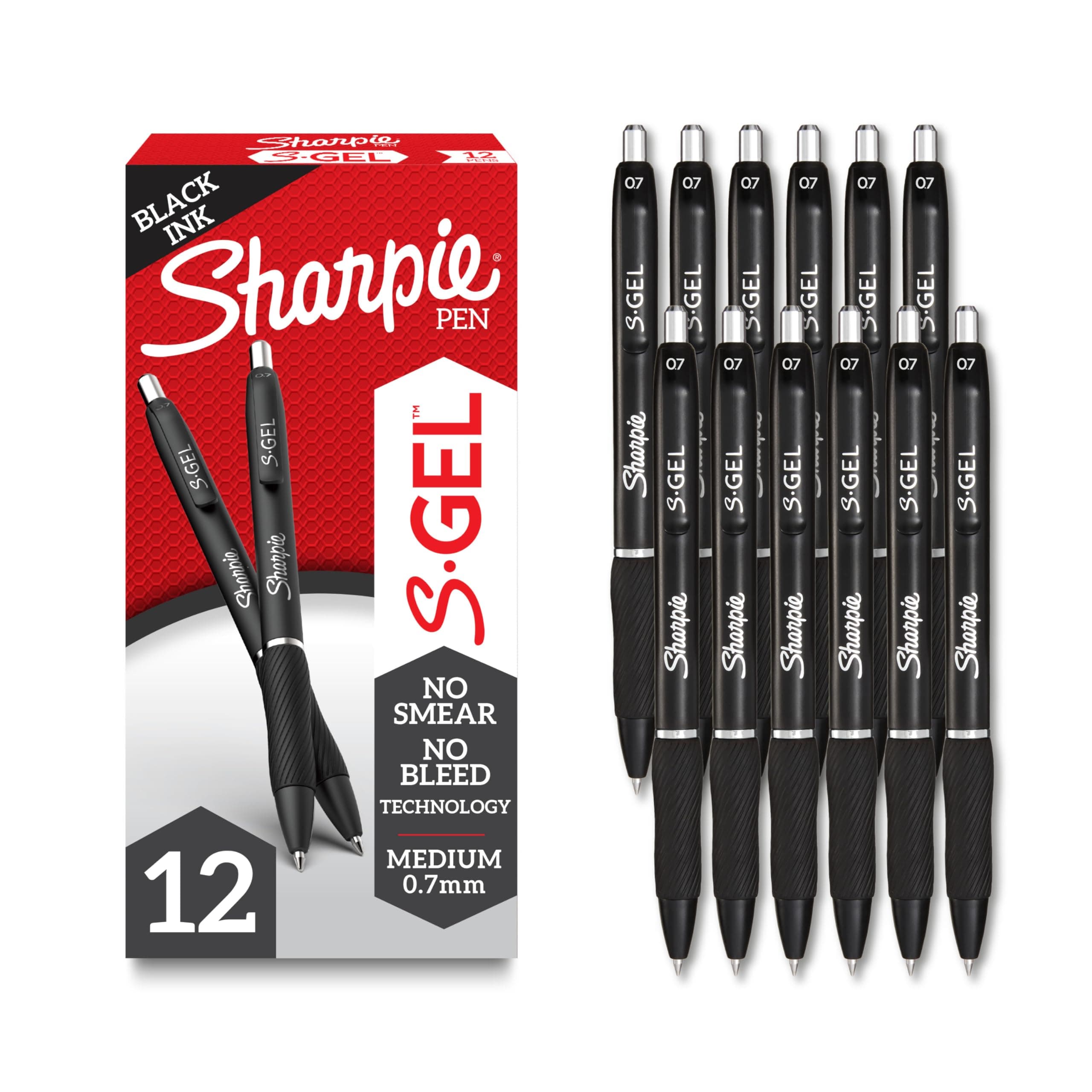 Sharpie Gel Pen, 0.7mm, Black